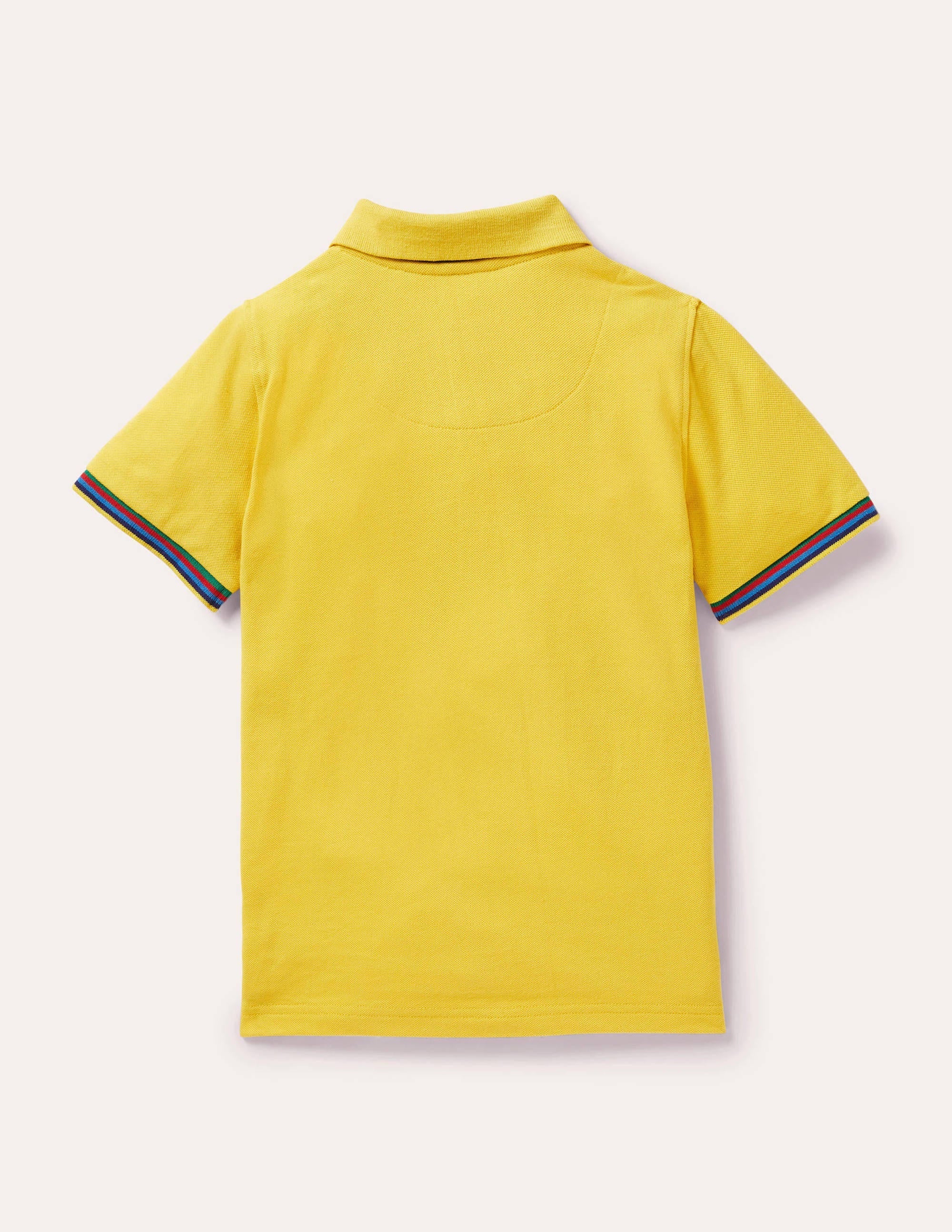 Piqué Polo Shirt-Daffodil Yellow - Image 2