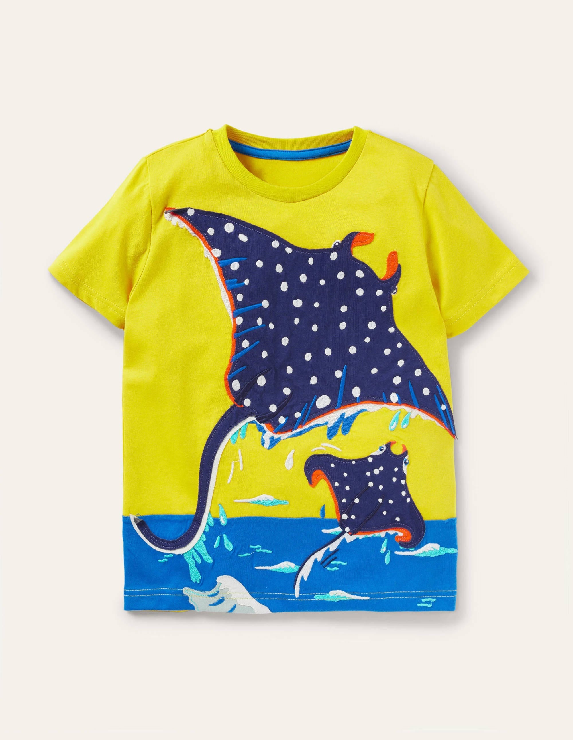 Underwater Animal T-shirt-Maximillion Yellow Mantaray - Image 1