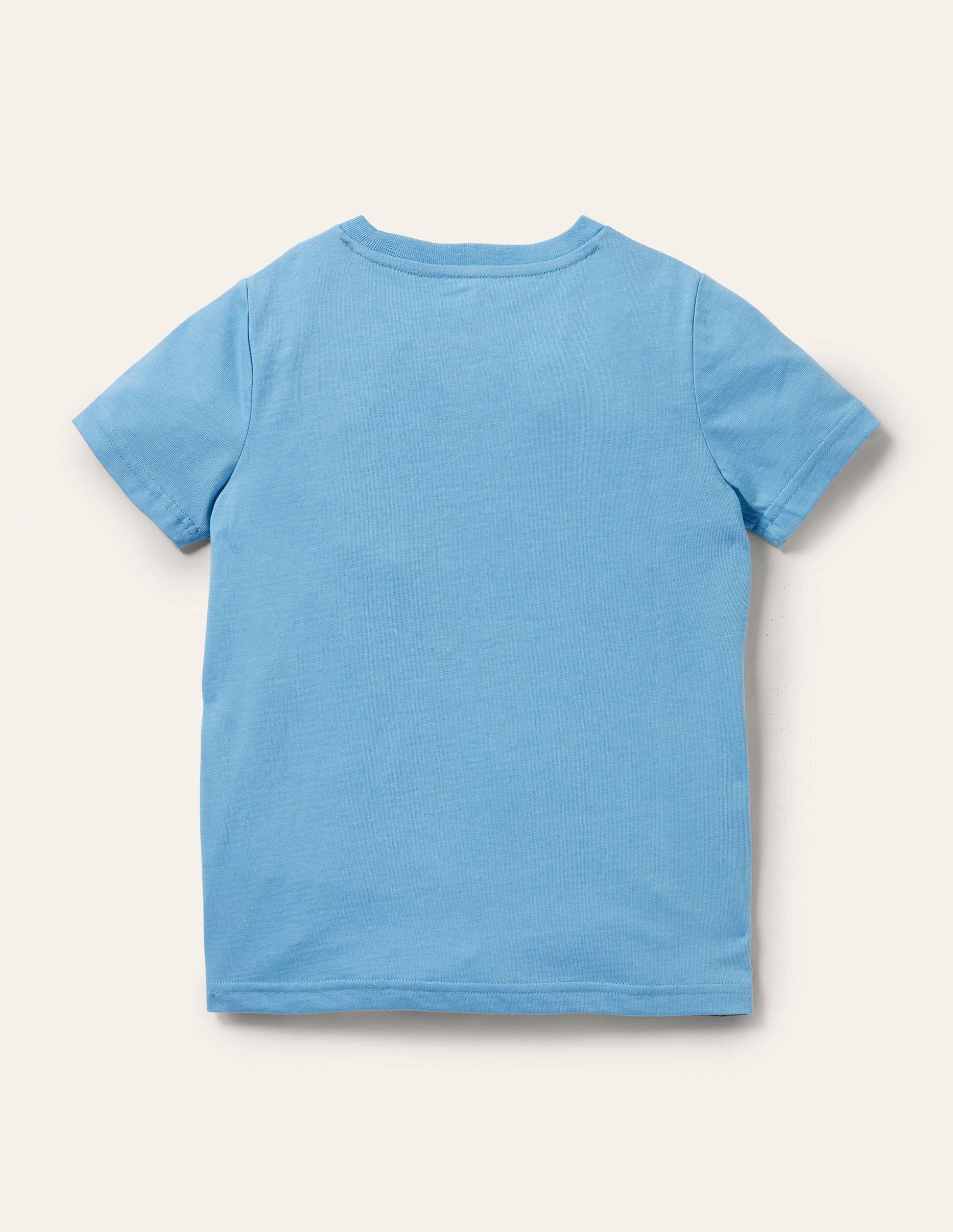 Printed History T-shirt-Surfboard Blue Viking Boat-2