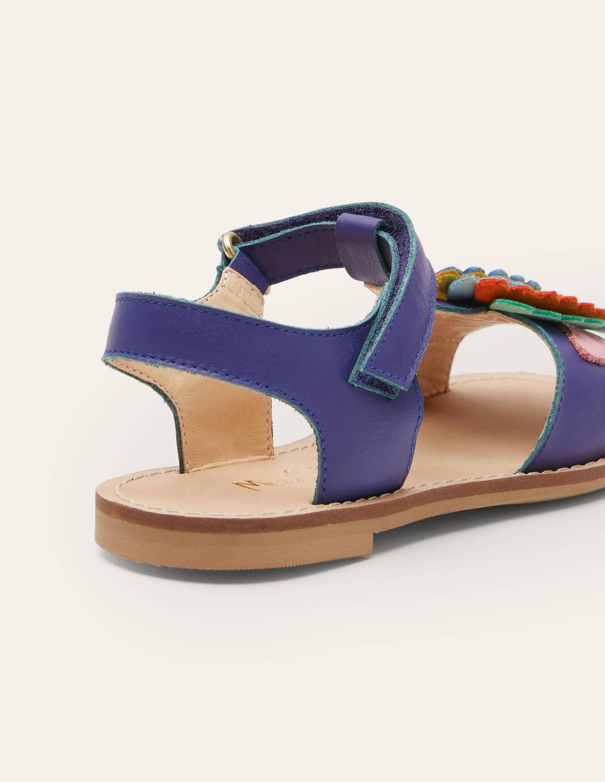 Fun Leather Sandals-Multi Fish-3