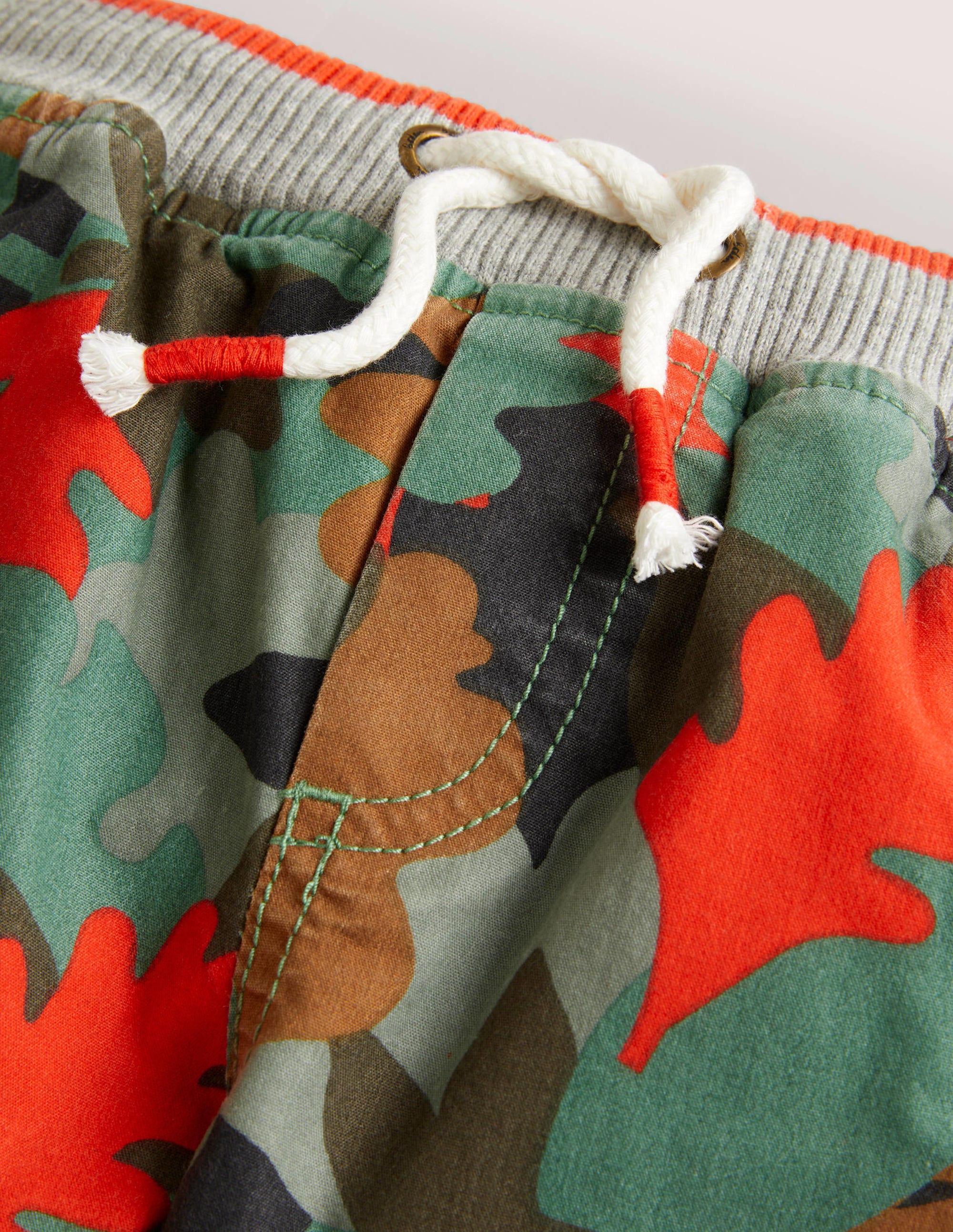 Cosy Lined Cargo Trousers-Rosemary Autumn Leaf Camo - Image 3