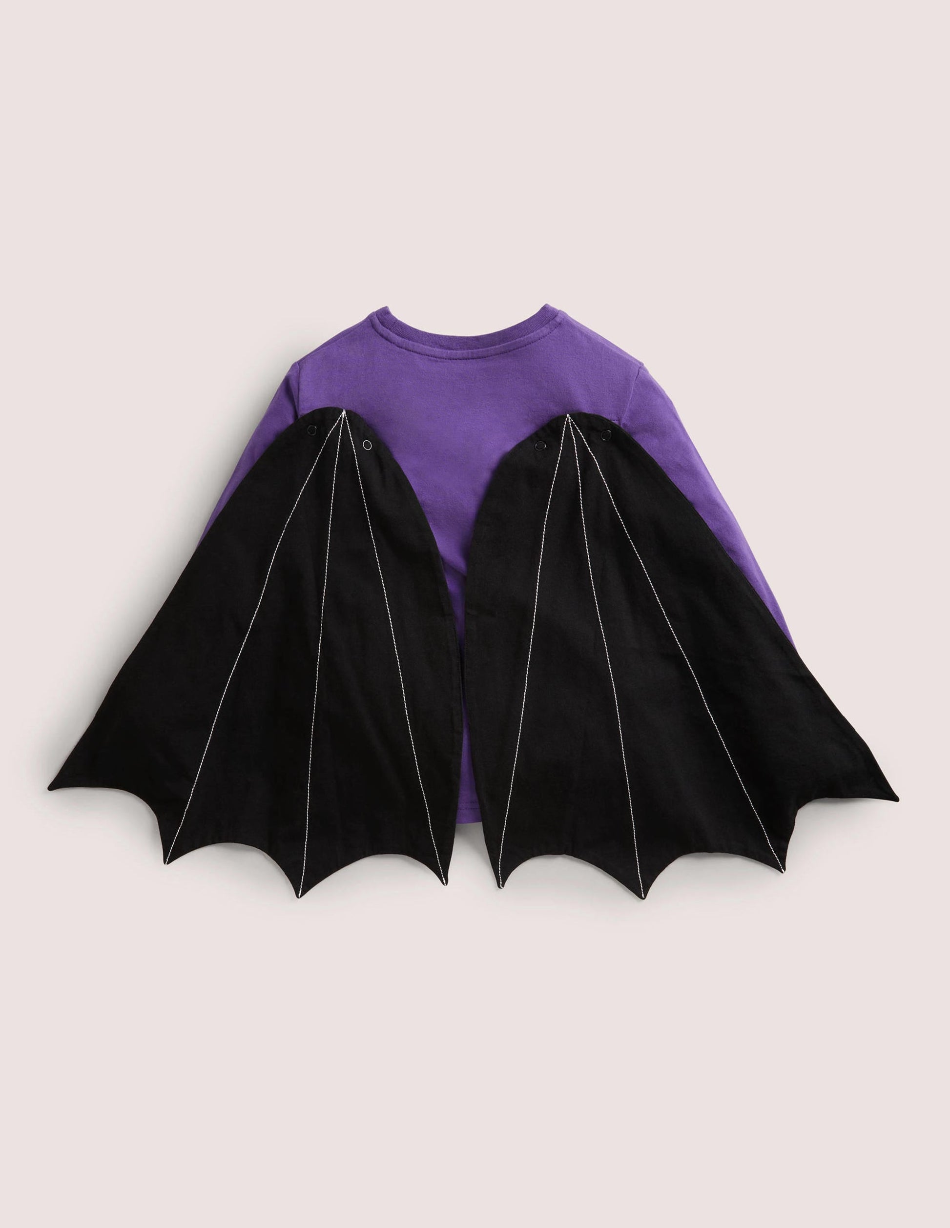 Halloween Glow Bat T-shirt-Bijou Purple Bat-2