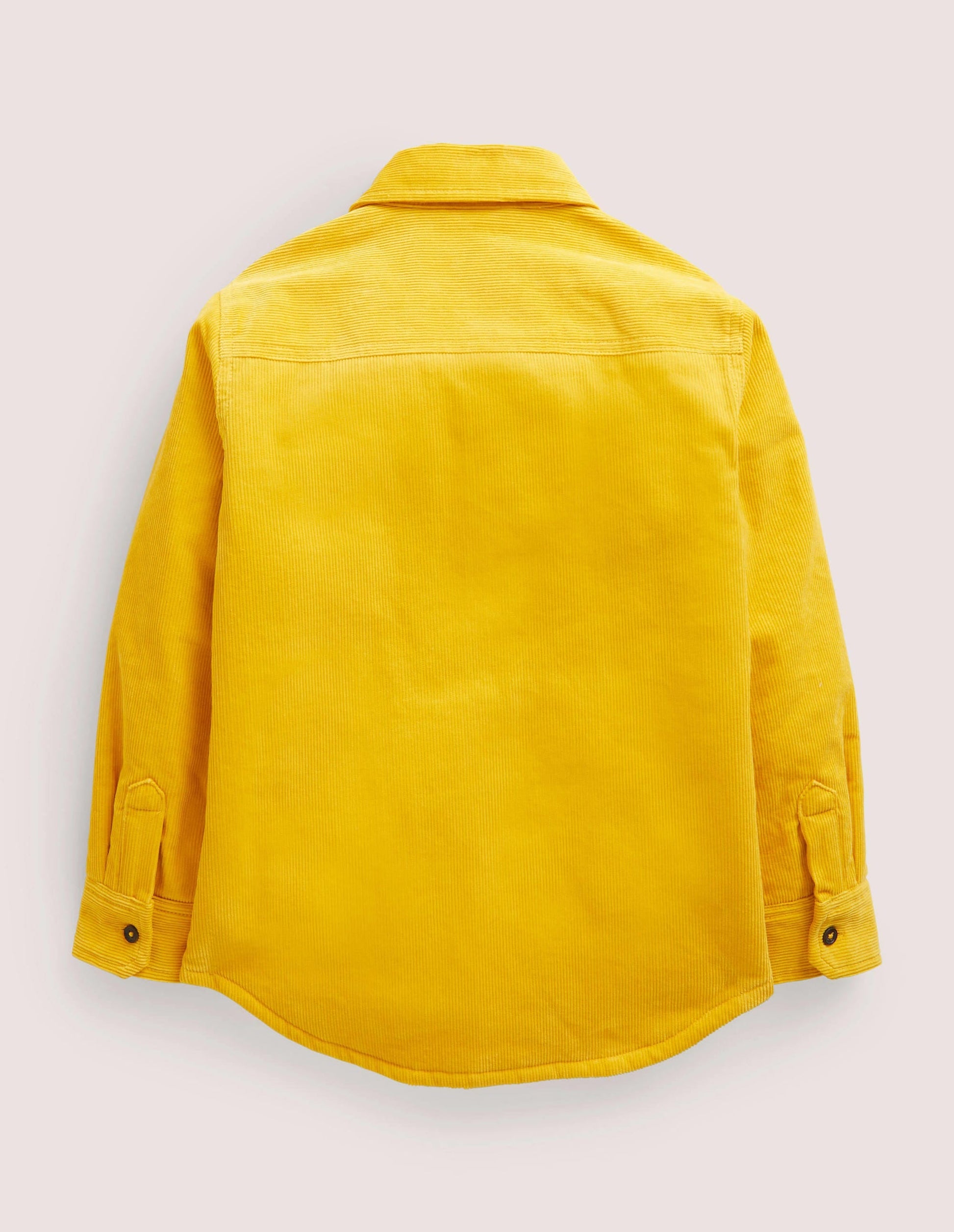 Sherpa-Lined Shacket-Honeycomb Yellow Cord-2