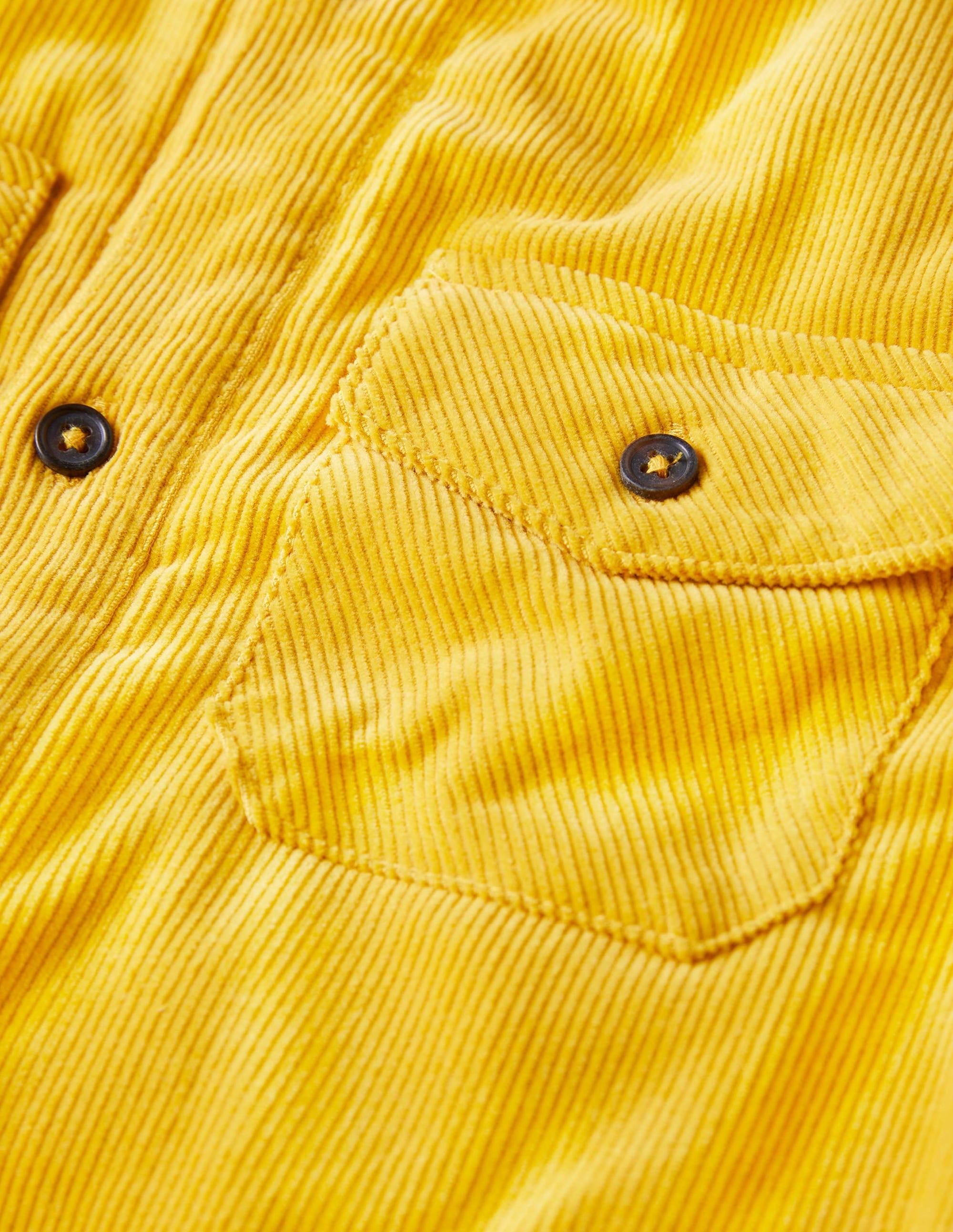 Sherpa-Lined Shacket-Honeycomb Yellow Cord - Image 3