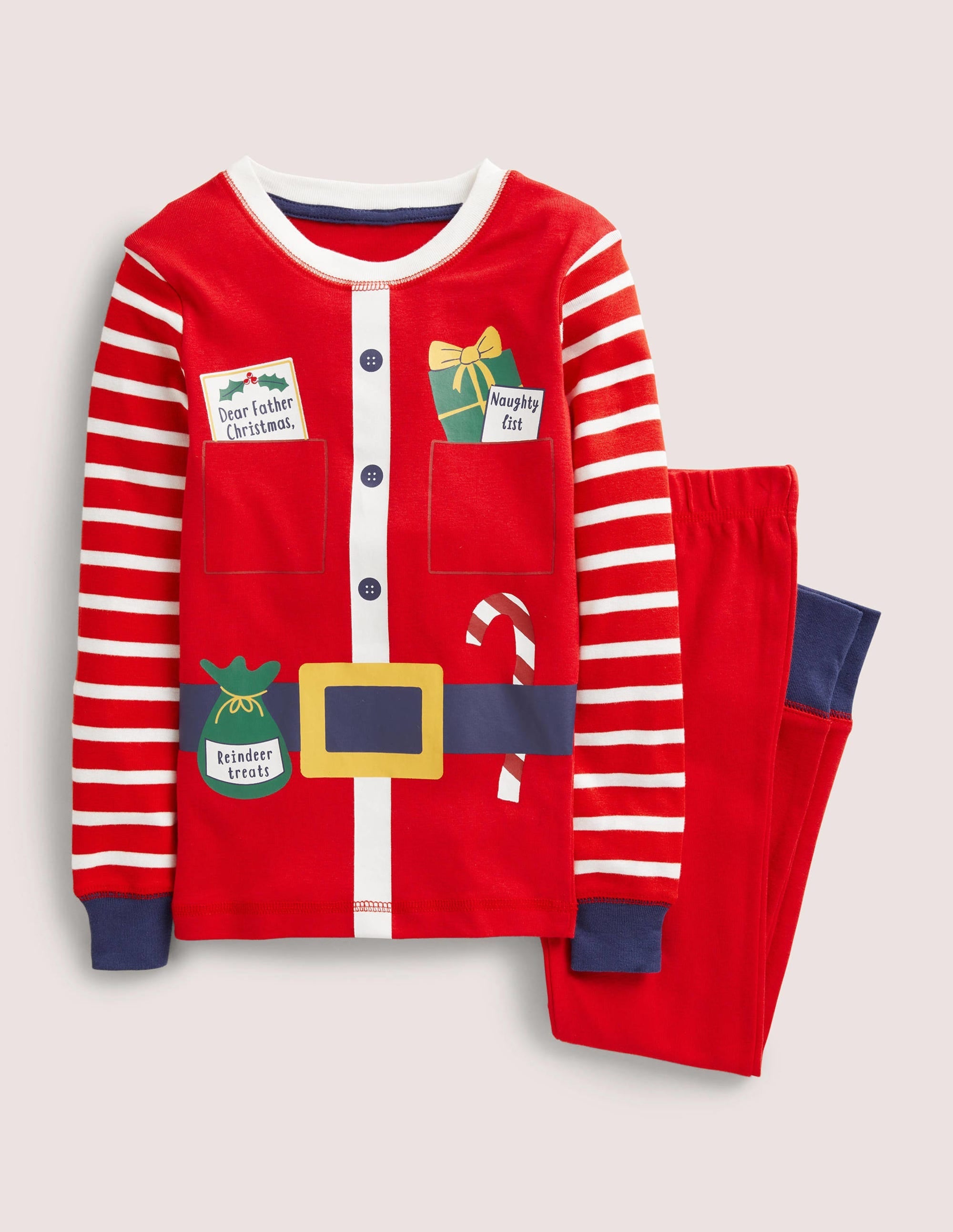 Dream Big Long Pyjamas-Red Father Christmas - Image 1