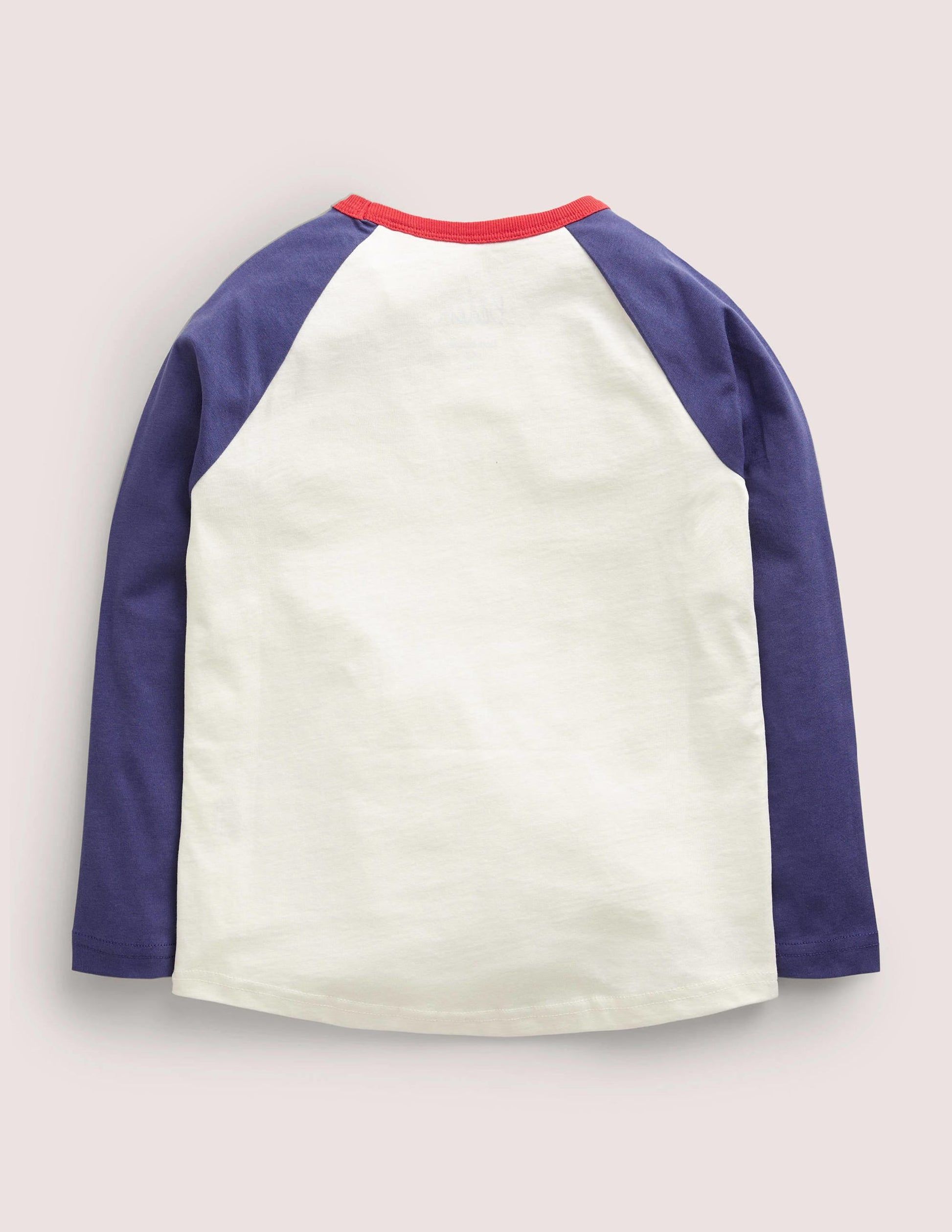 Festive Raglan T-shirt-Ivory Sledgehog-2