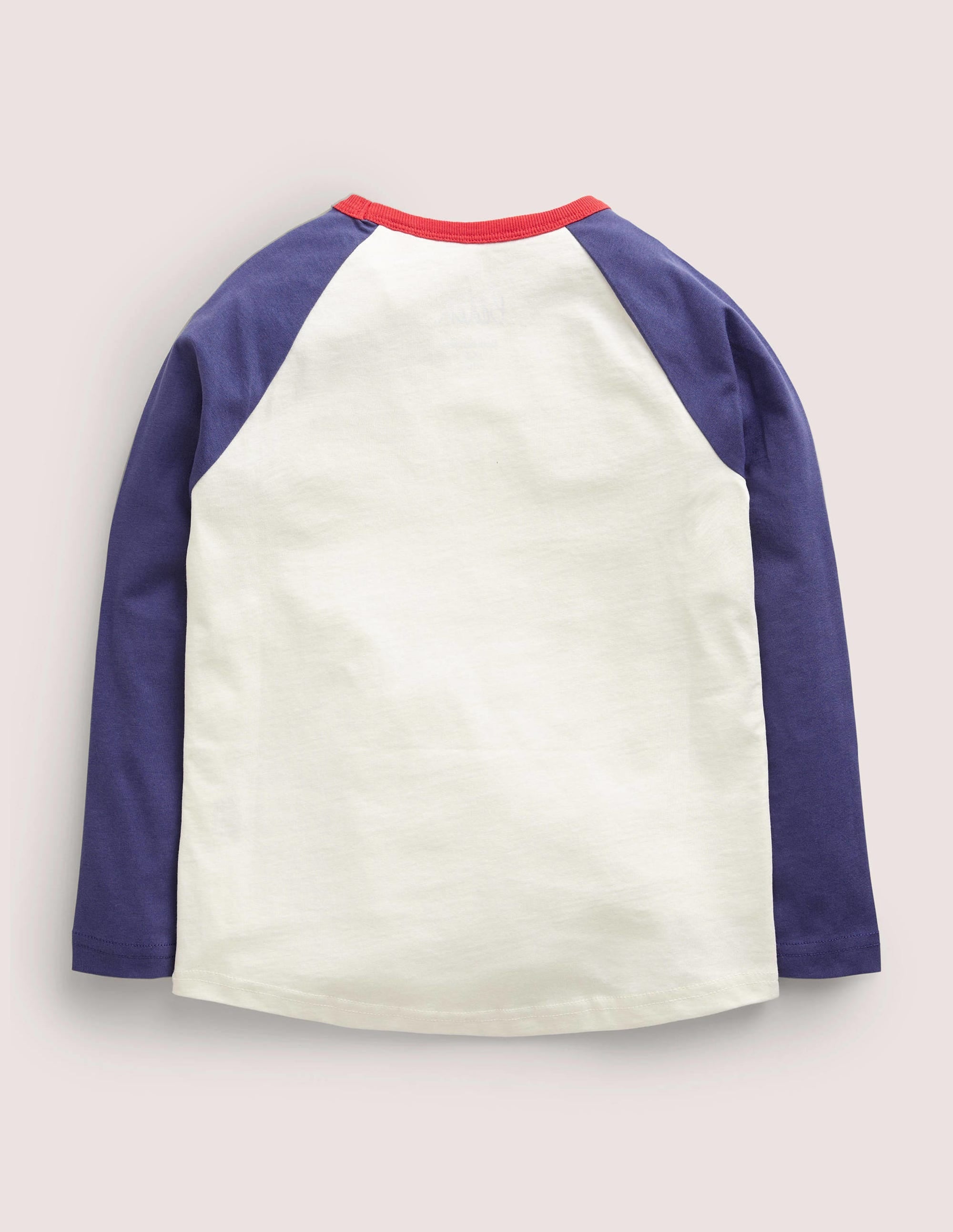 Festive Raglan T-shirt-Ivory Sledgehog - Image 2