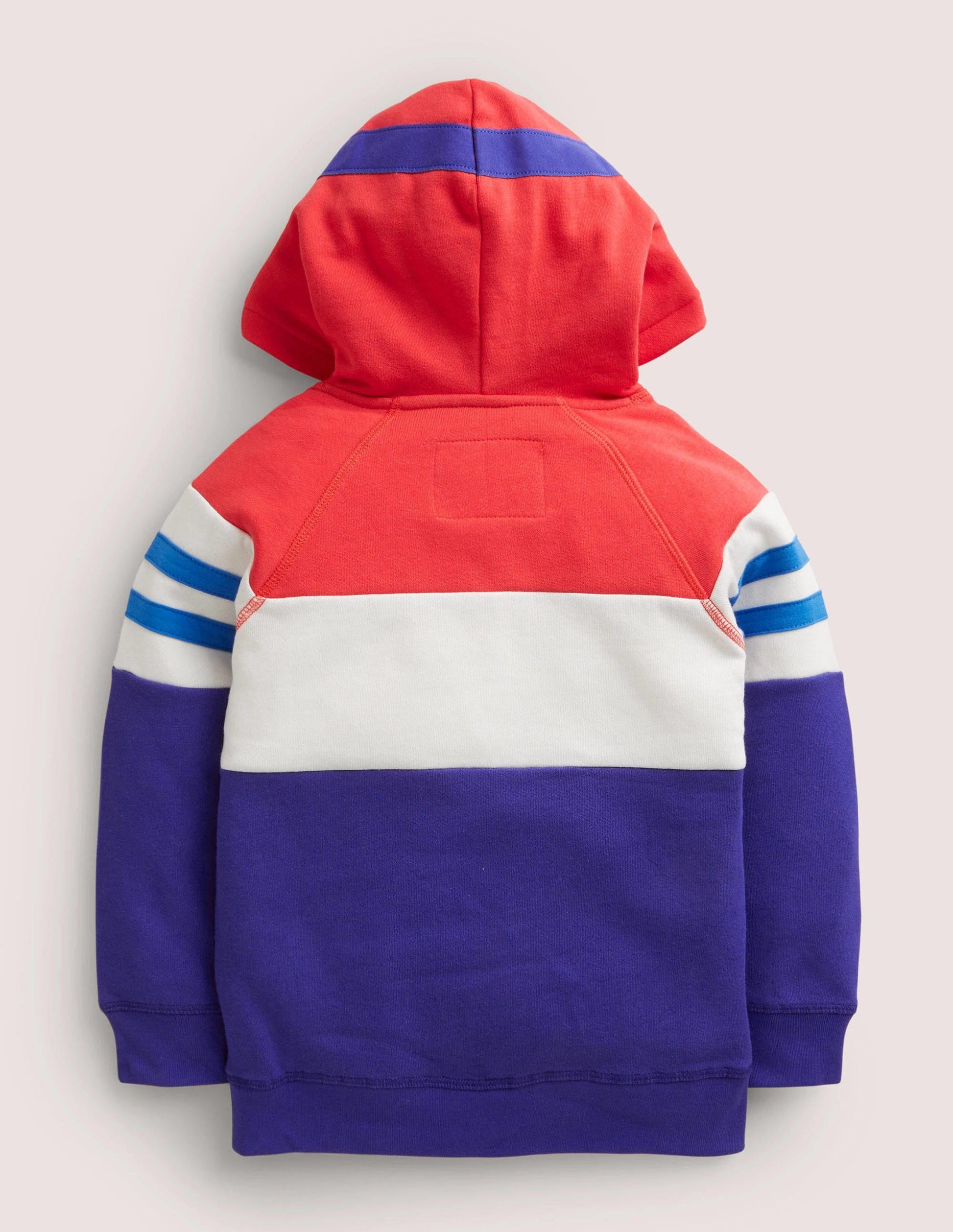 Ski Hoodie-Strawberry Tart/Bluing Blue-2