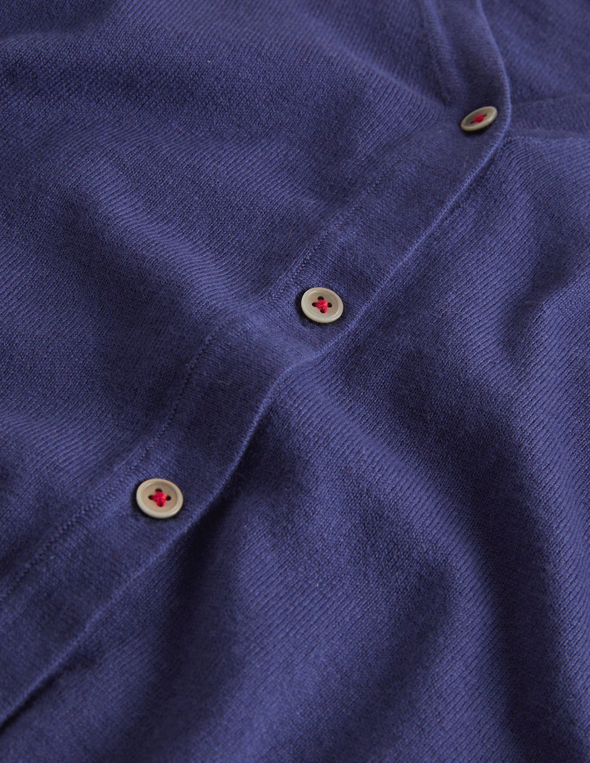 Cotton Cashmere Mix Cardigan-College Navy-3