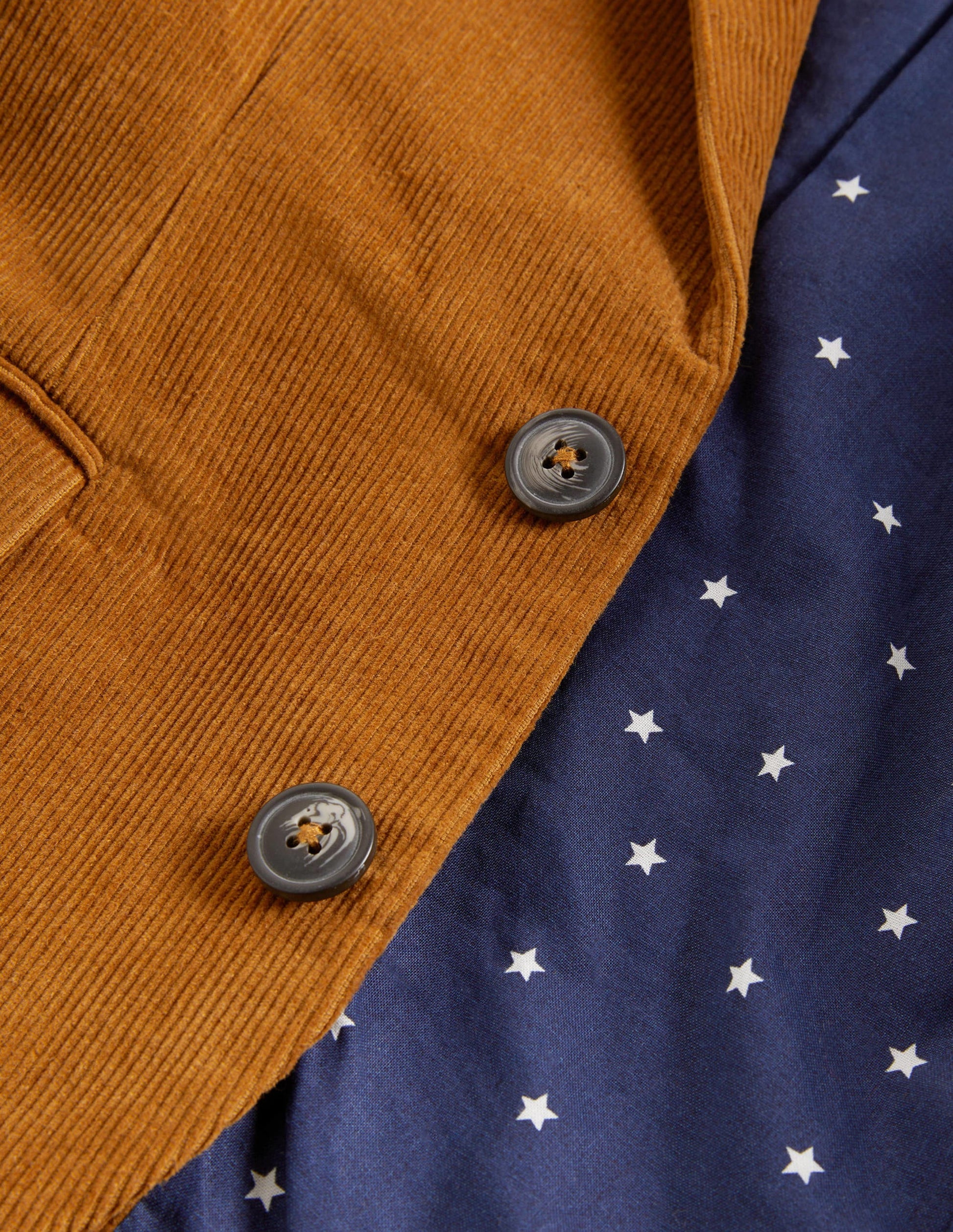 Brown Cord Party Blazer-Butterscotch Brown Cord-3