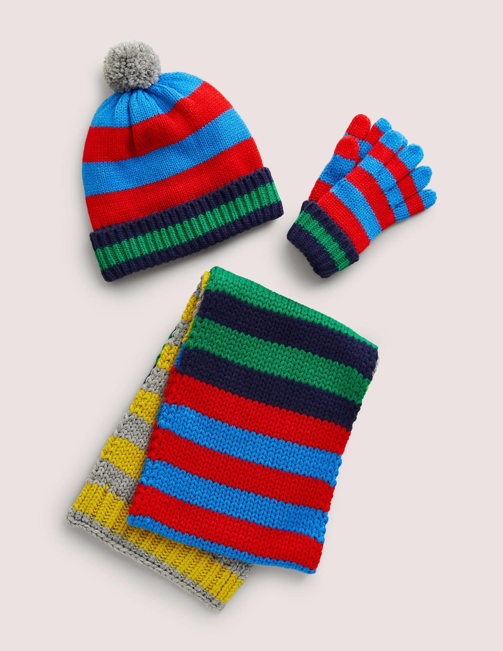 Knitted 3 Piece Set-Multi-1