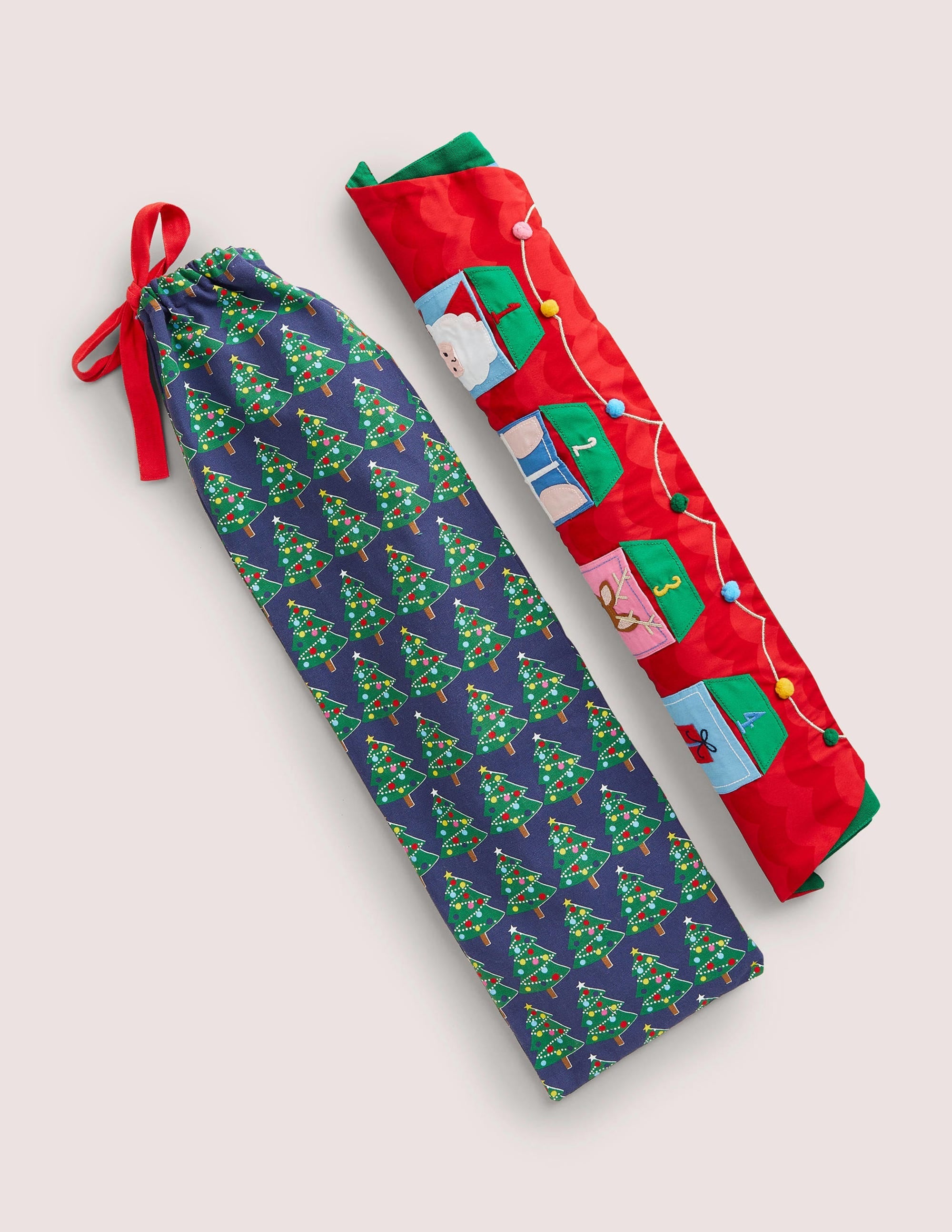 Green Heirloom Advent Calendar-Green Christmas - Image 2