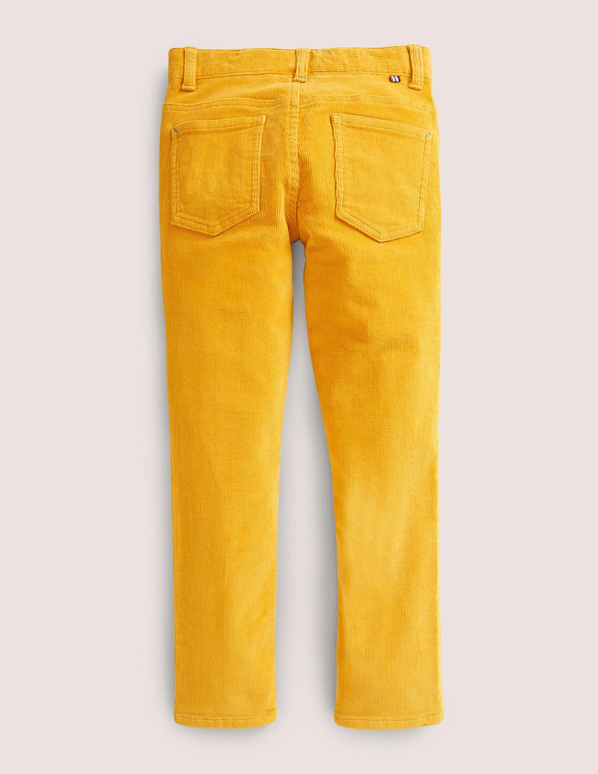 Slim Cord Stretch Jeans-Honeycomb Yellow-2
