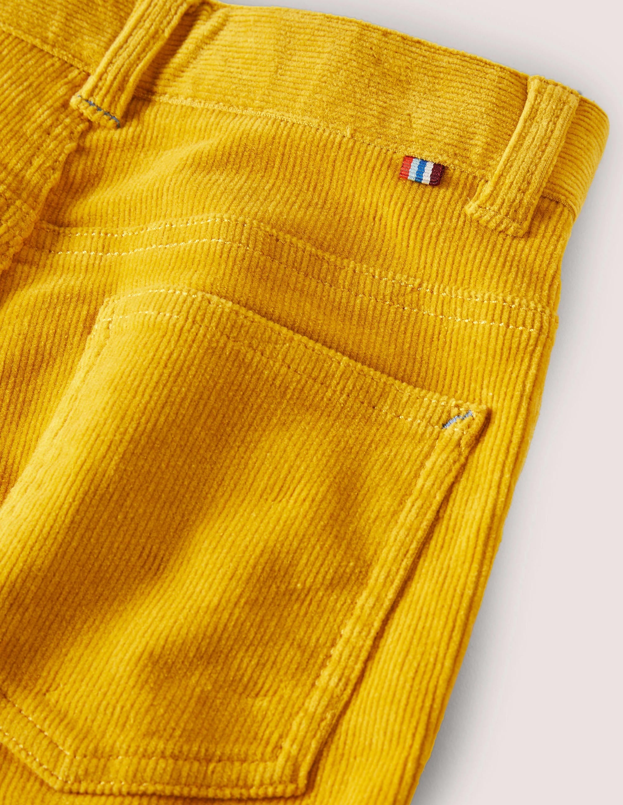 Slim Cord Stretch Jeans-Honeycomb Yellow - Image 3
