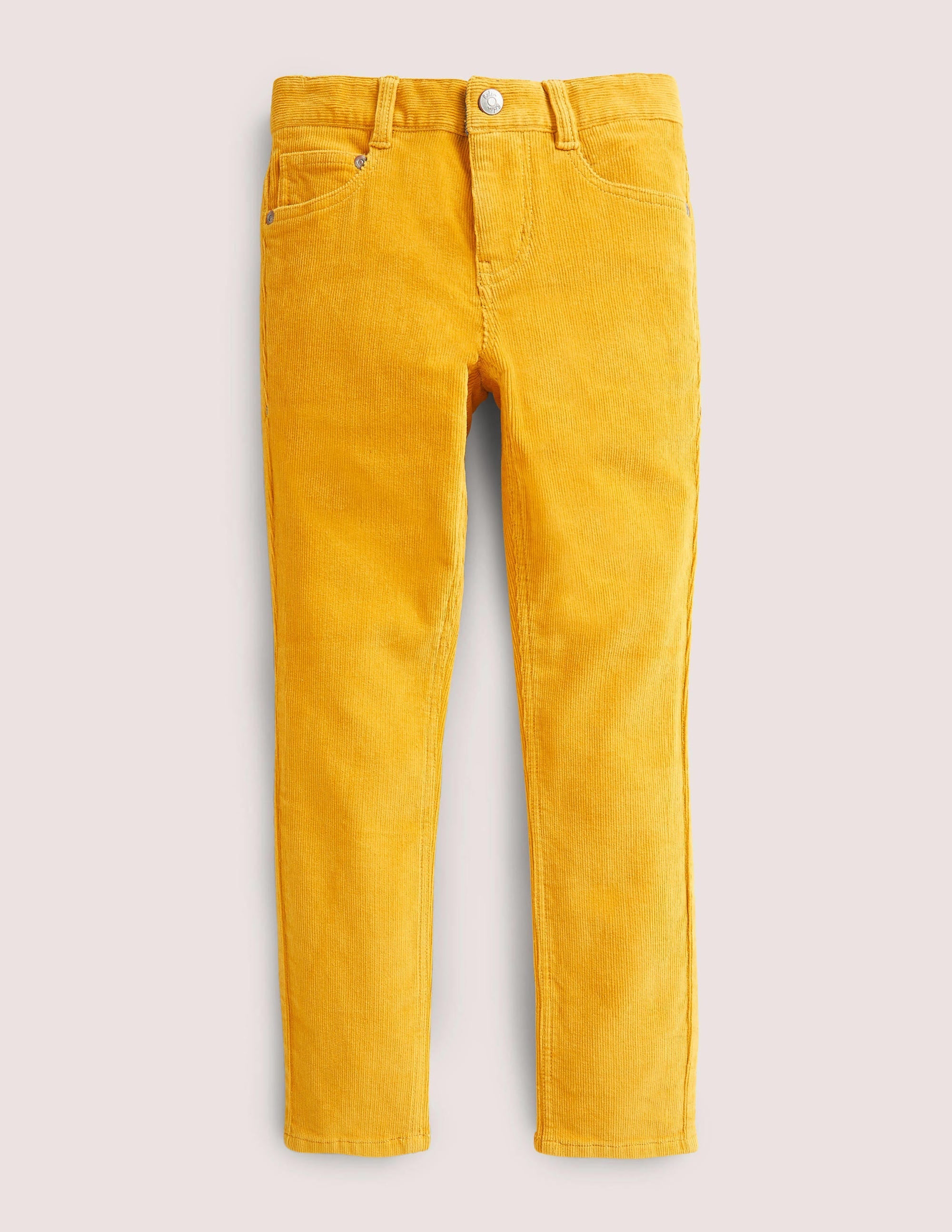 Slim Cord Stretch Jeans-Honeycomb Yellow - Image 1
