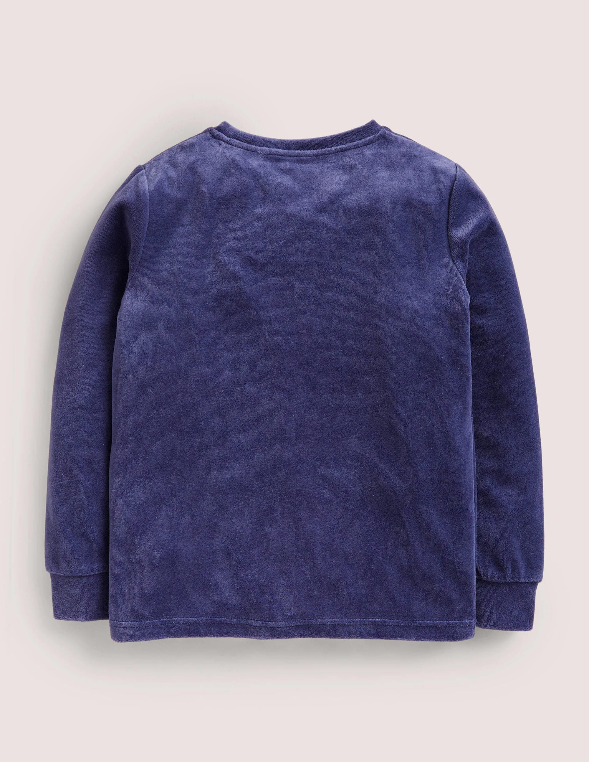 Jersey Velvet Appliqué T-shirt-Starboard Blue Lion - Image 2