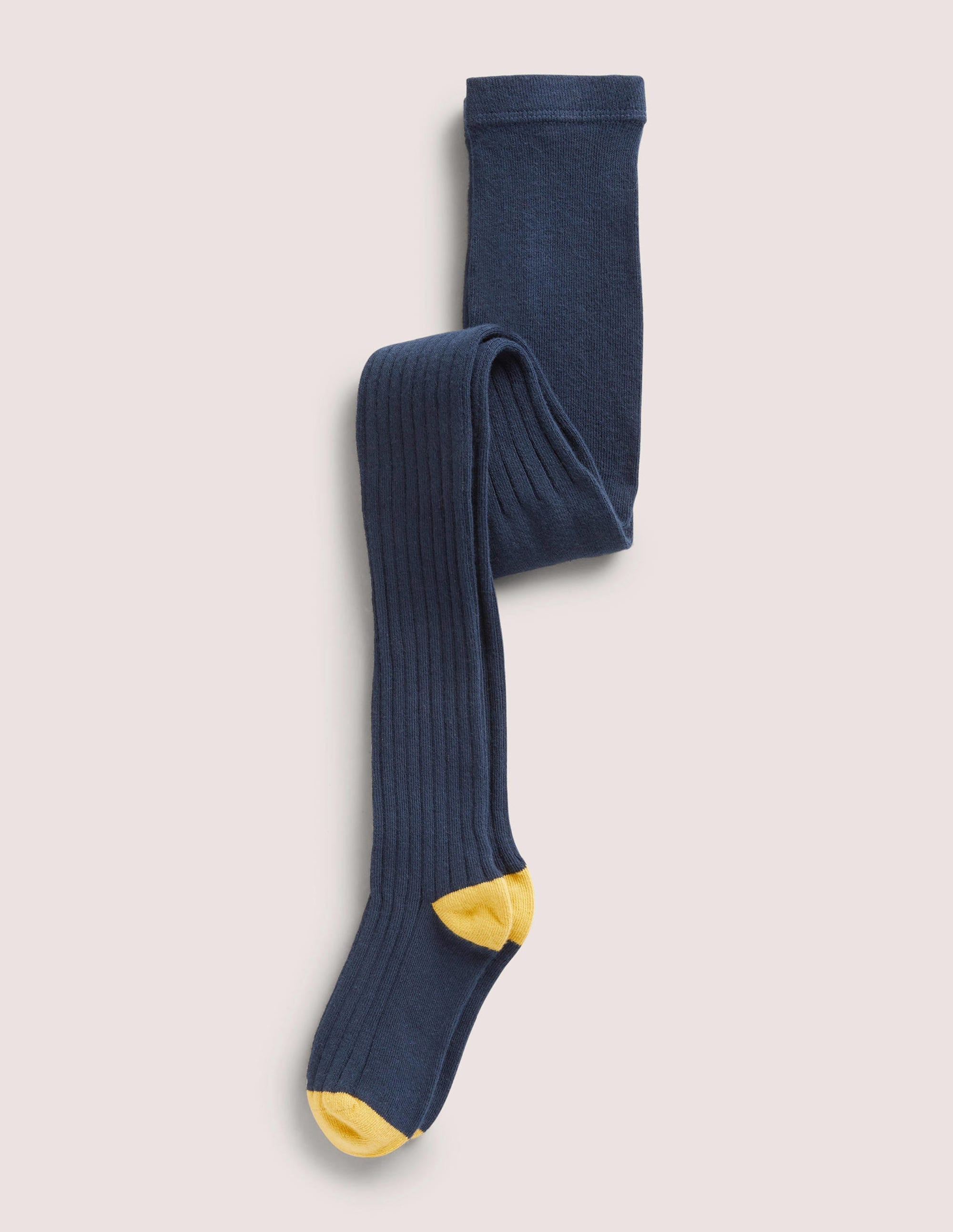 Ribbed Tights-Navy Blue - Image 1