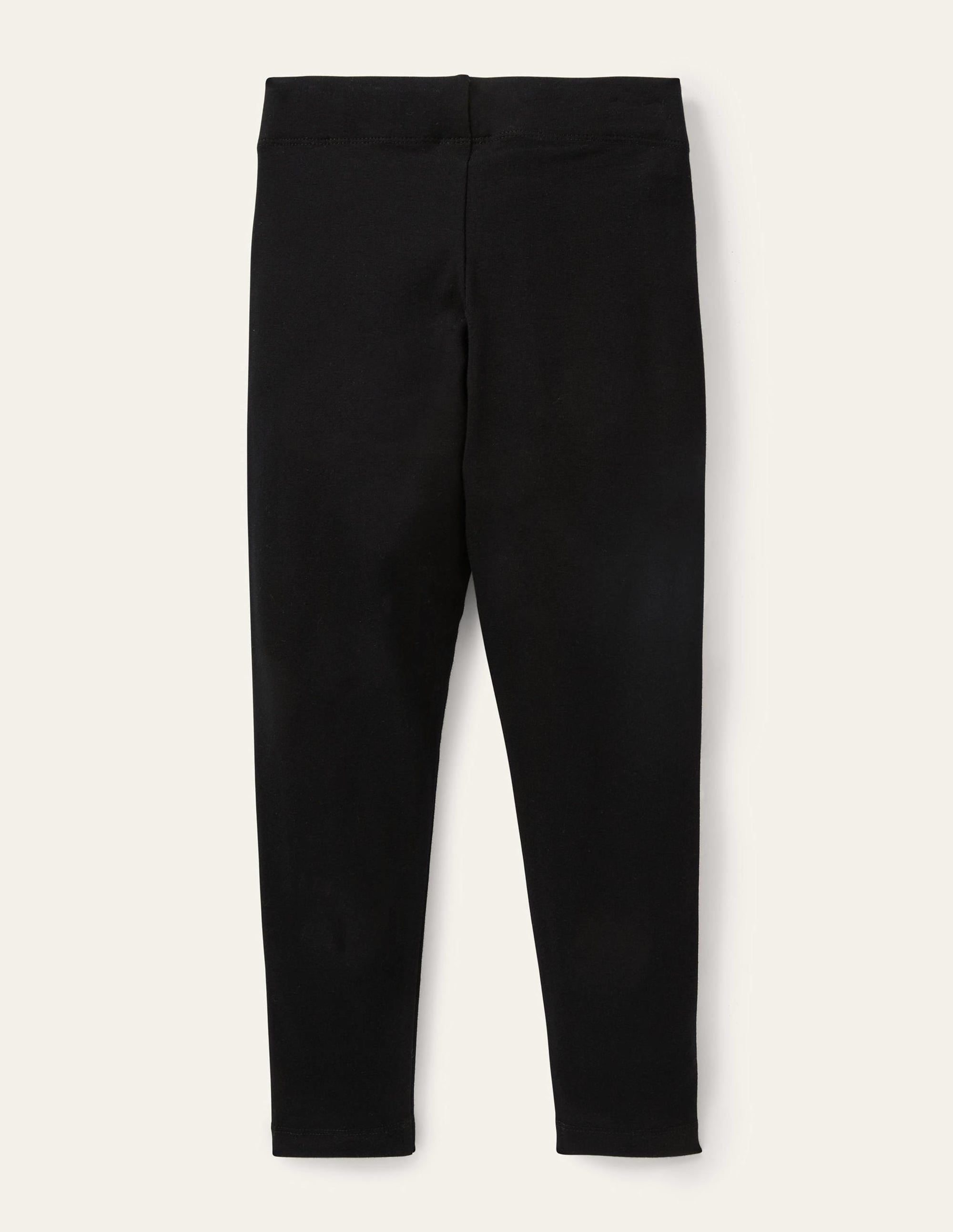 Plain Leggings-Black - Image 1