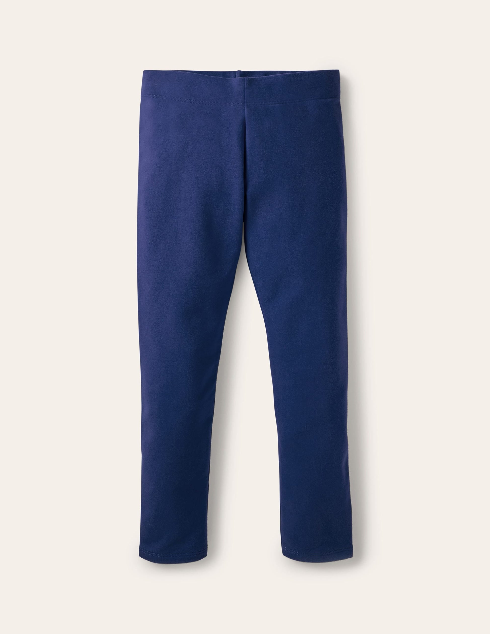 Plain Cosy Leggings-College Navy-1