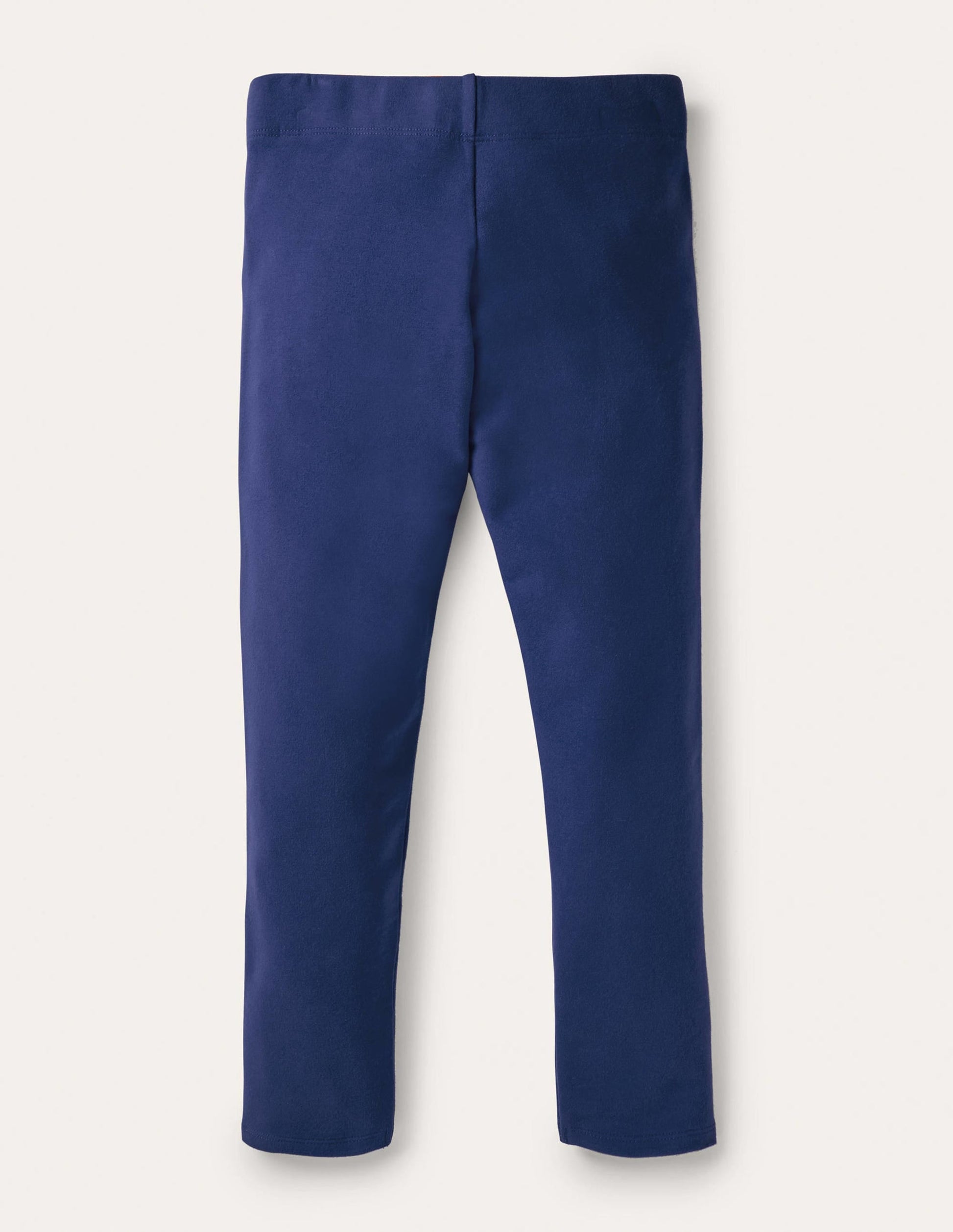 Plain Cosy Leggings-College Navy-2