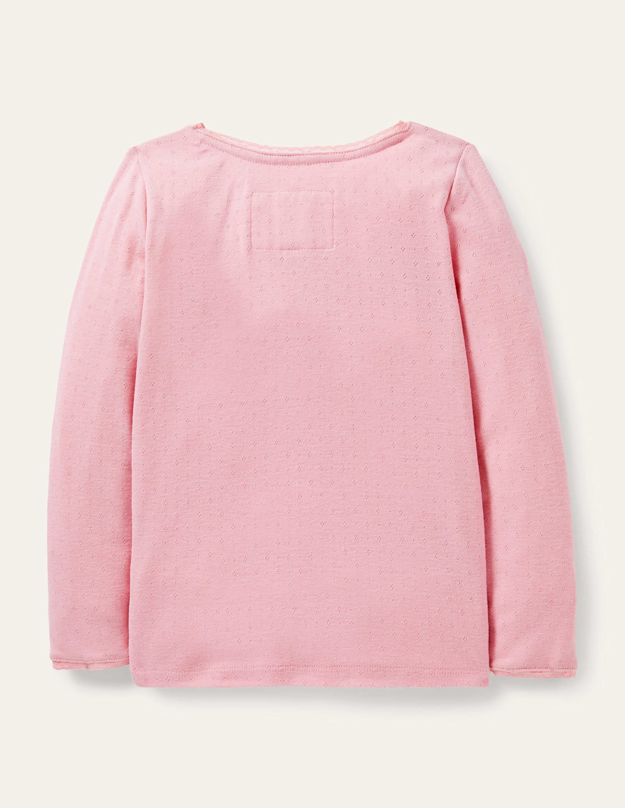 Supersoft Pointelle T-shirt-Formica Pink - Image 2