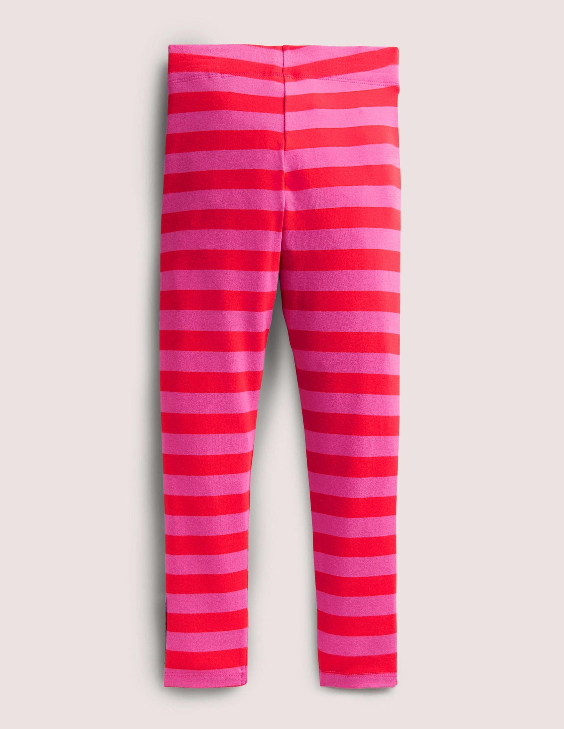 Pink Stripe Cat Print Halloween Leggings-Tickled Pink Cats-2