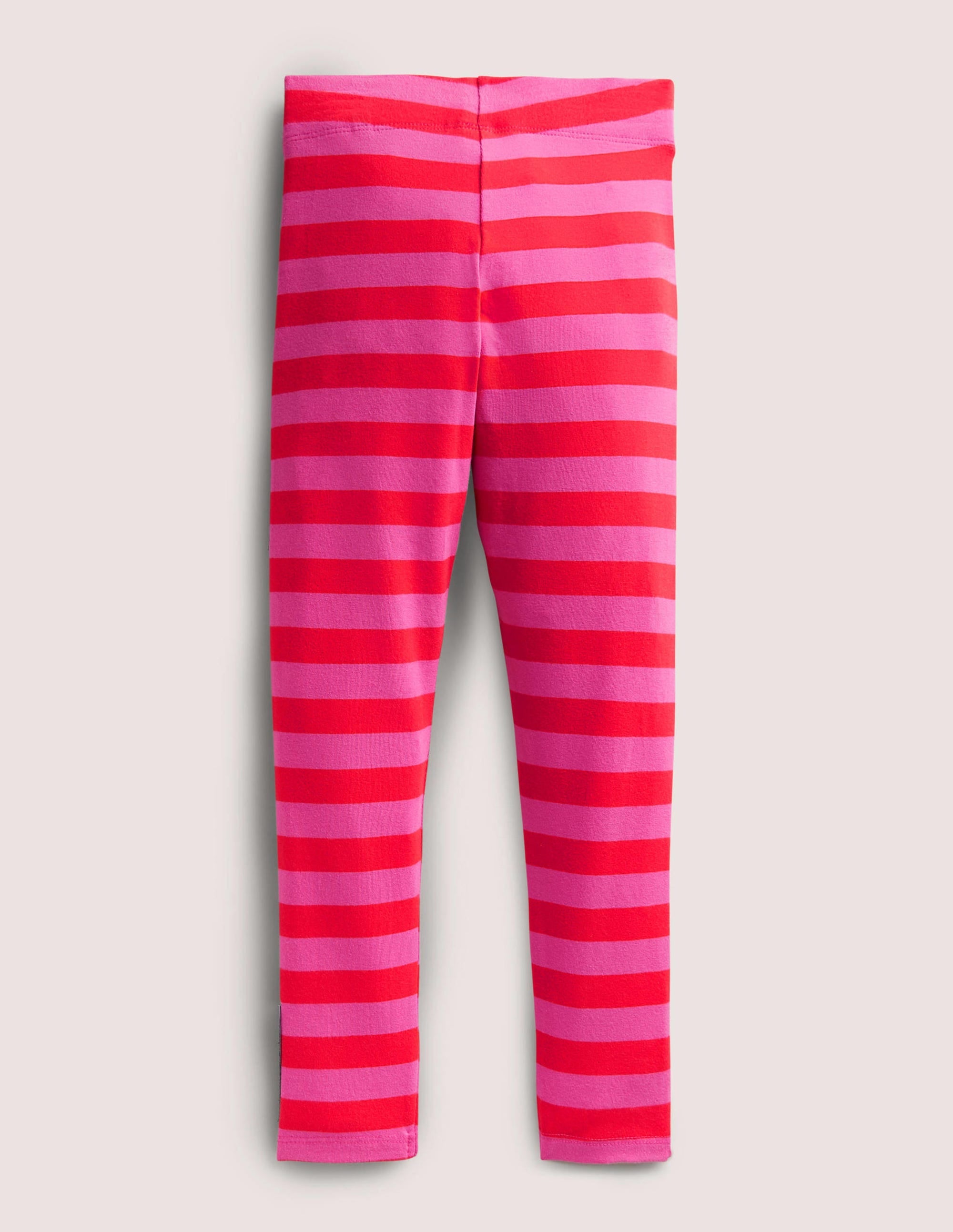 Pink Stripe Cat Print Halloween Leggings-Tickled Pink Cats - Image 2