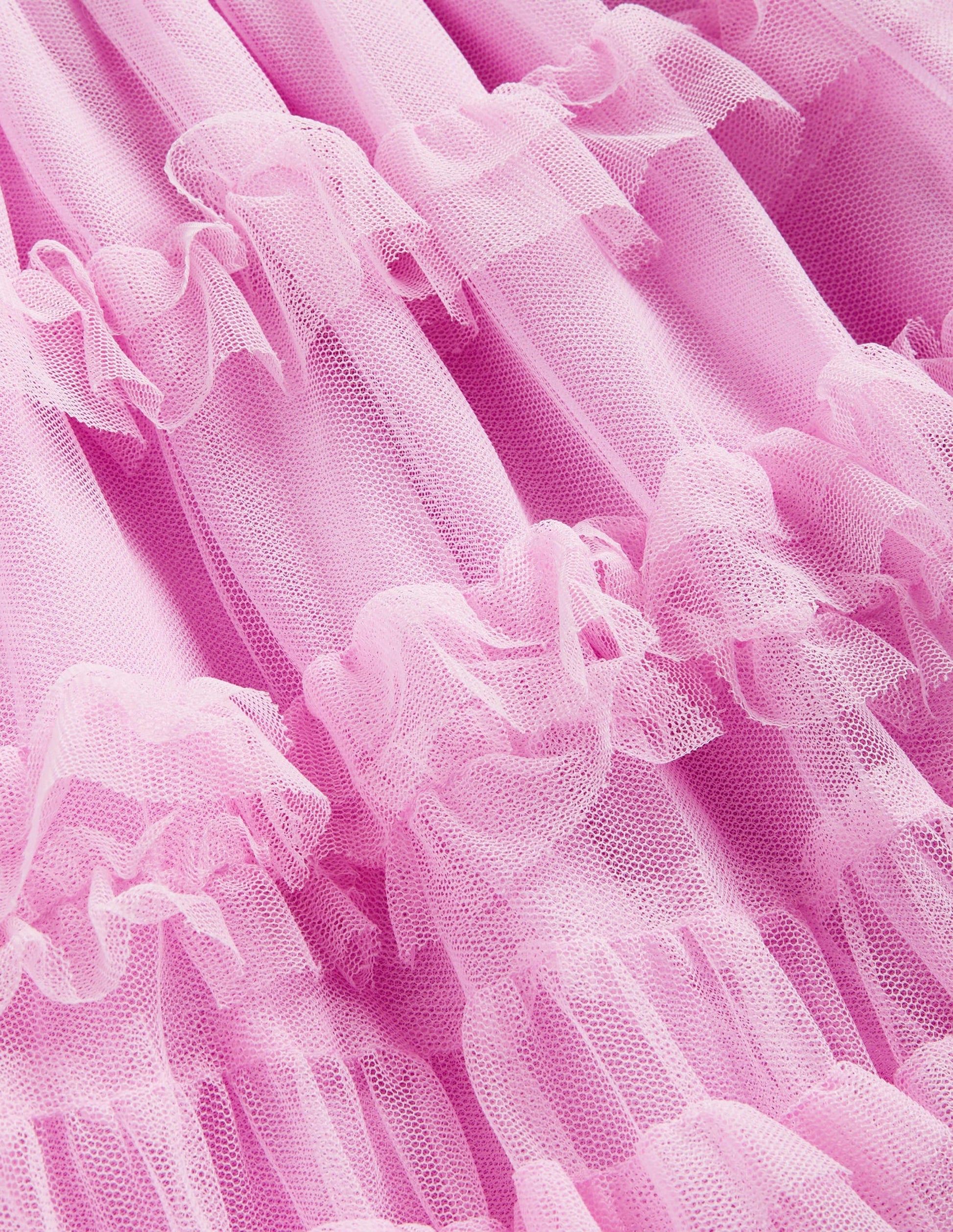 Midi Tulle Party Skirt-Orchid Petal Purple-3