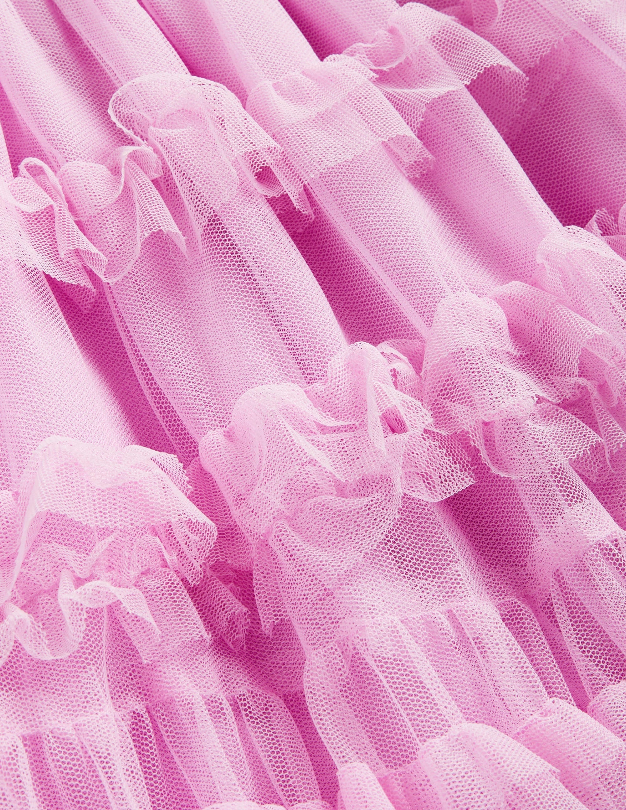 Midi Tulle Party Skirt-Orchid Petal Purple - Image 3
