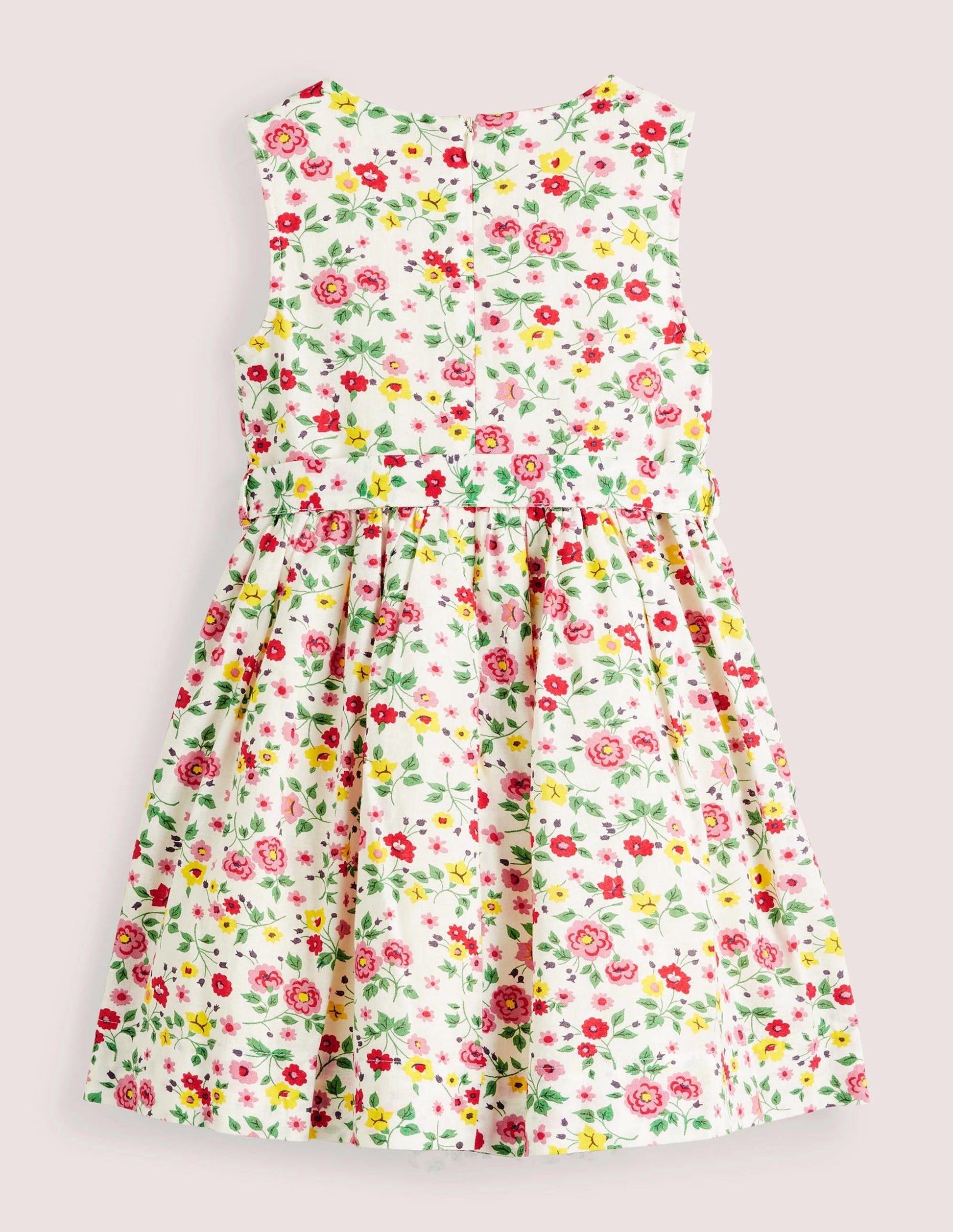 Vintage Dress-Ivory Florals-2