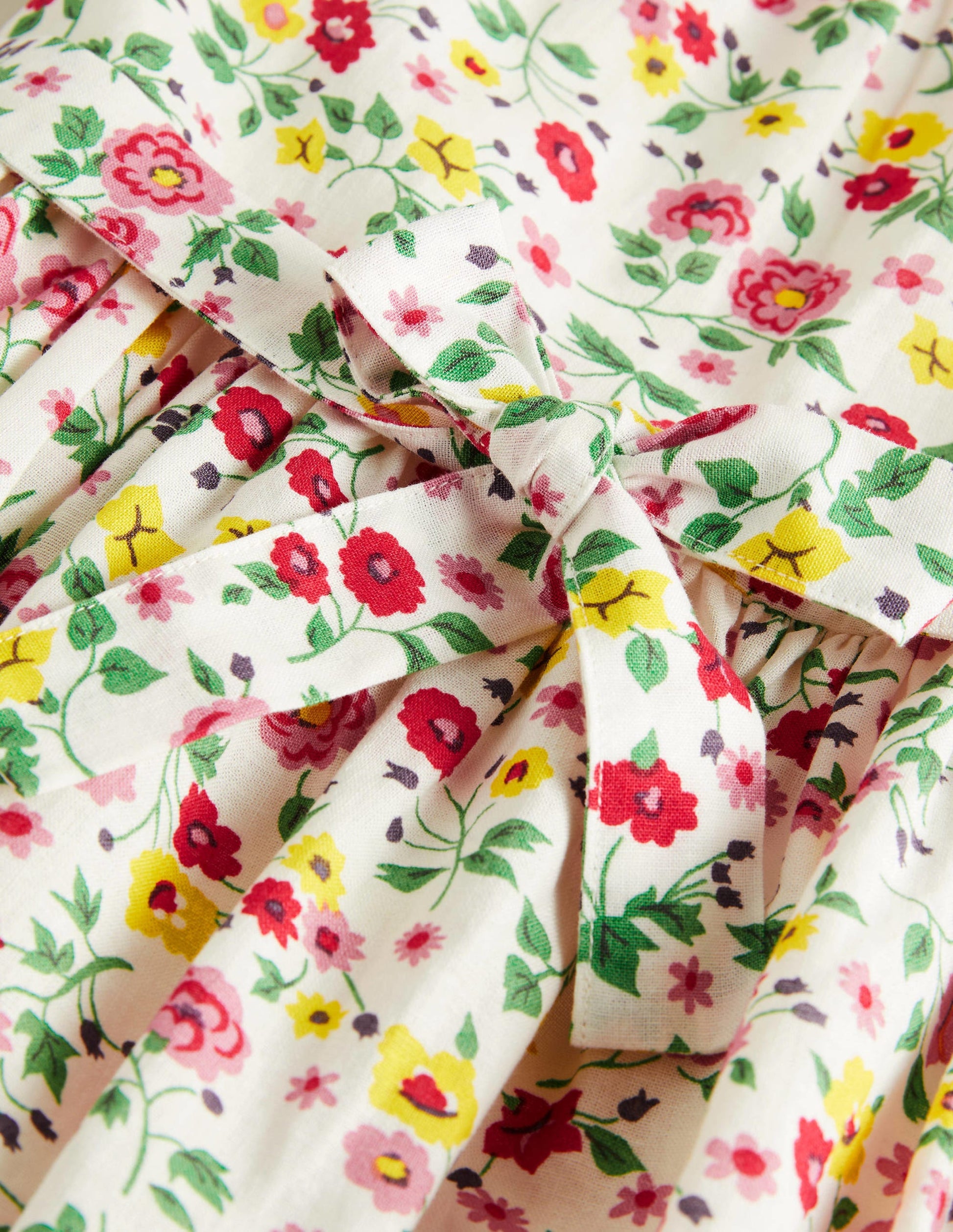 Vintage Dress-Ivory Florals-3