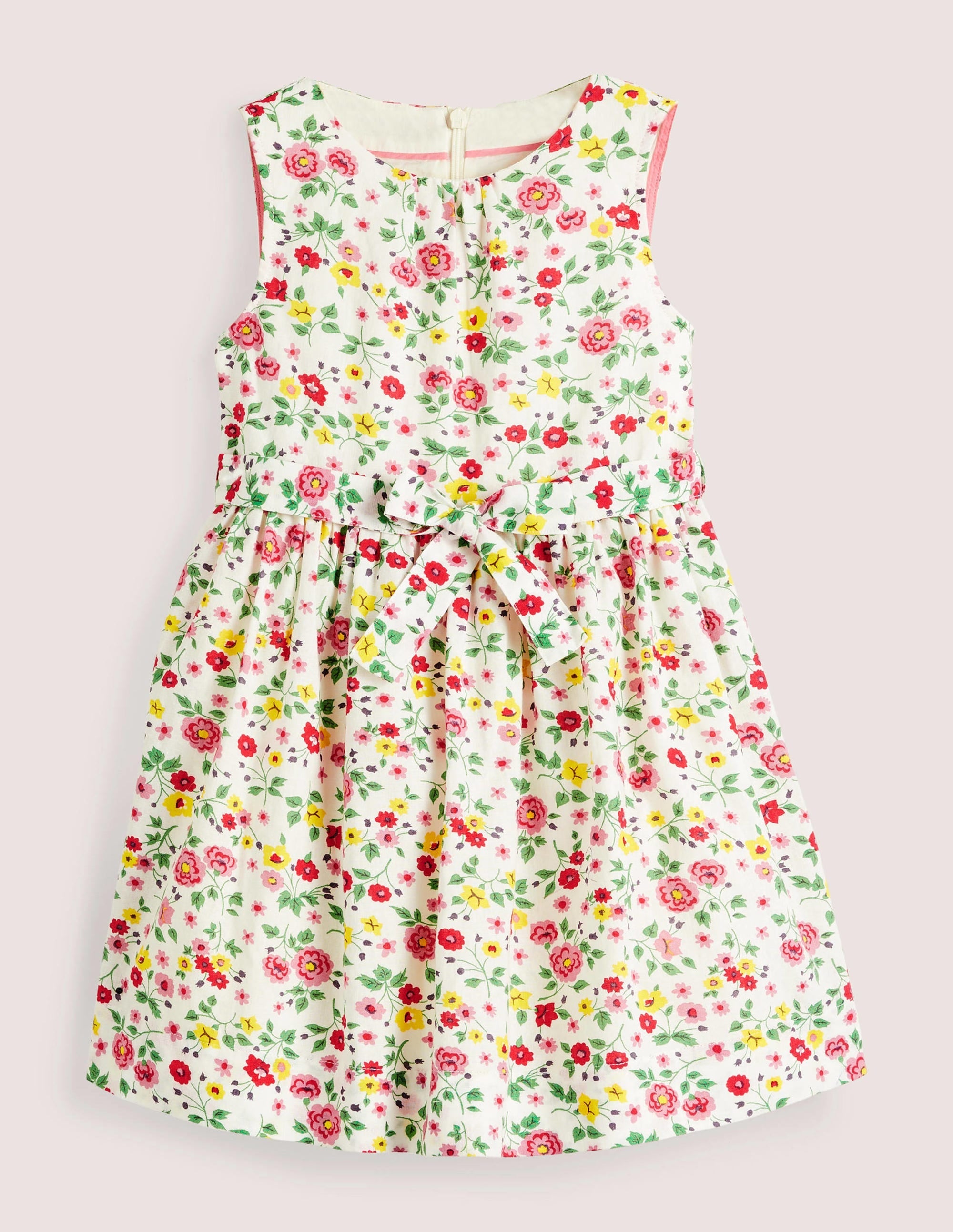 Vintage Dress-Ivory Florals - Image 1