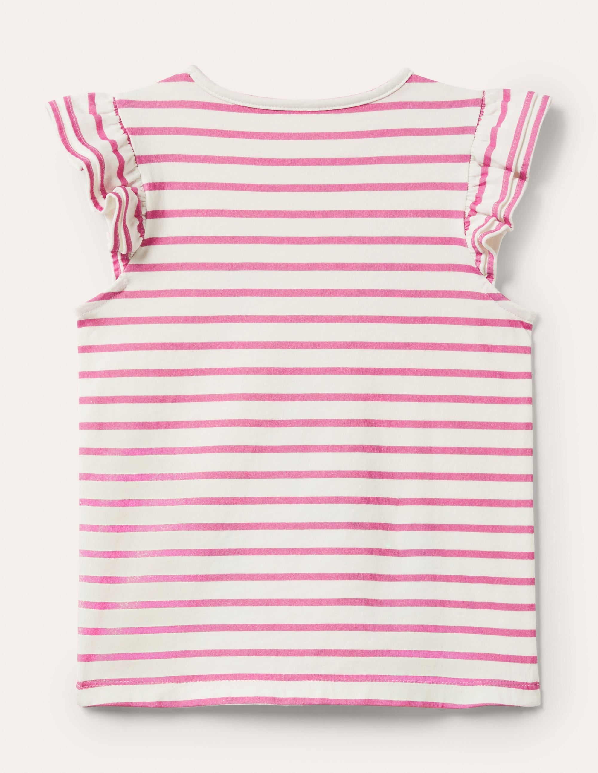 Ruffle Interest logo T-shirt-Strawberry Ice Pink Mermaids - Image 2