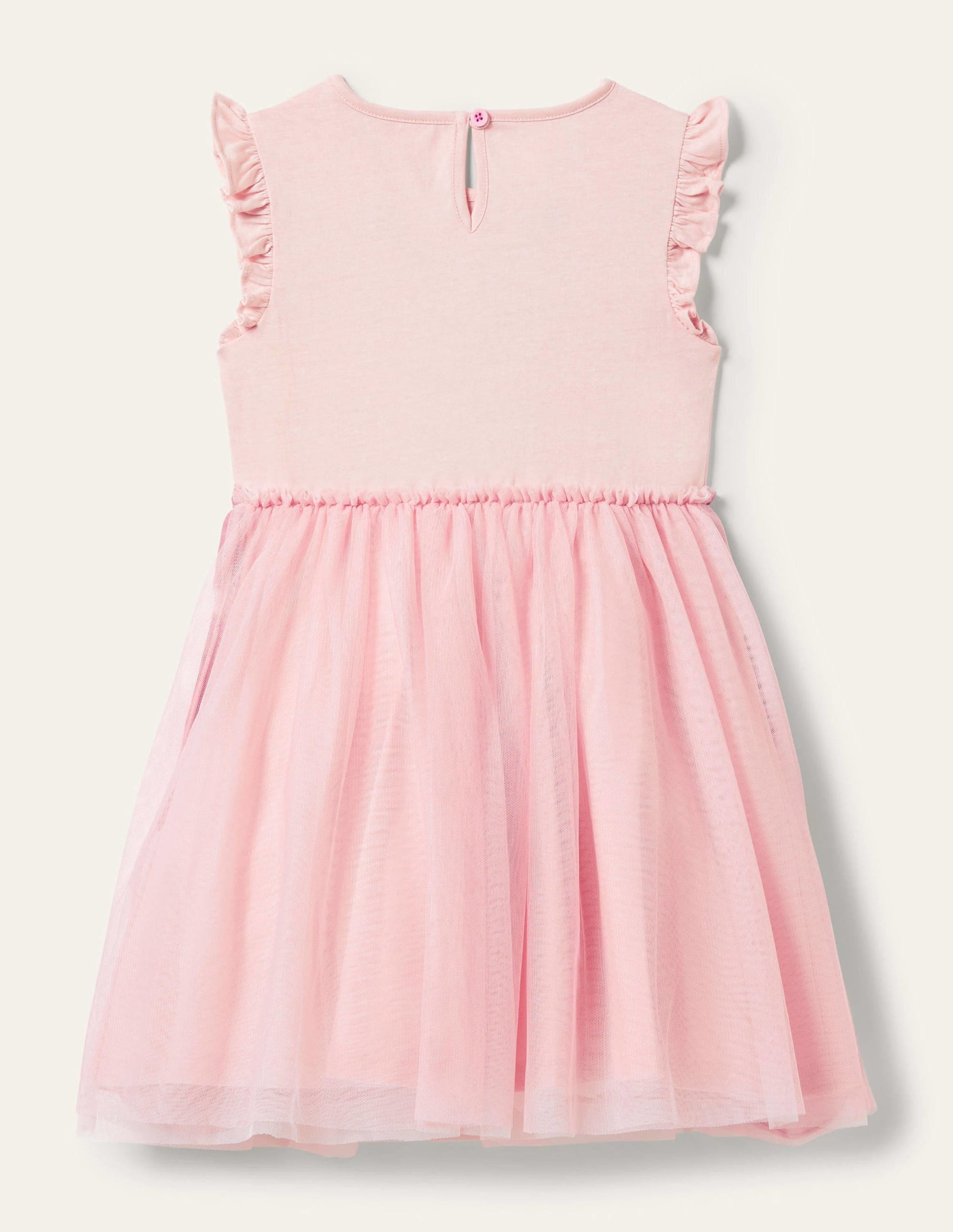 Butterfly Tulle Dress-Provence Dusty Pink Butterfly-2