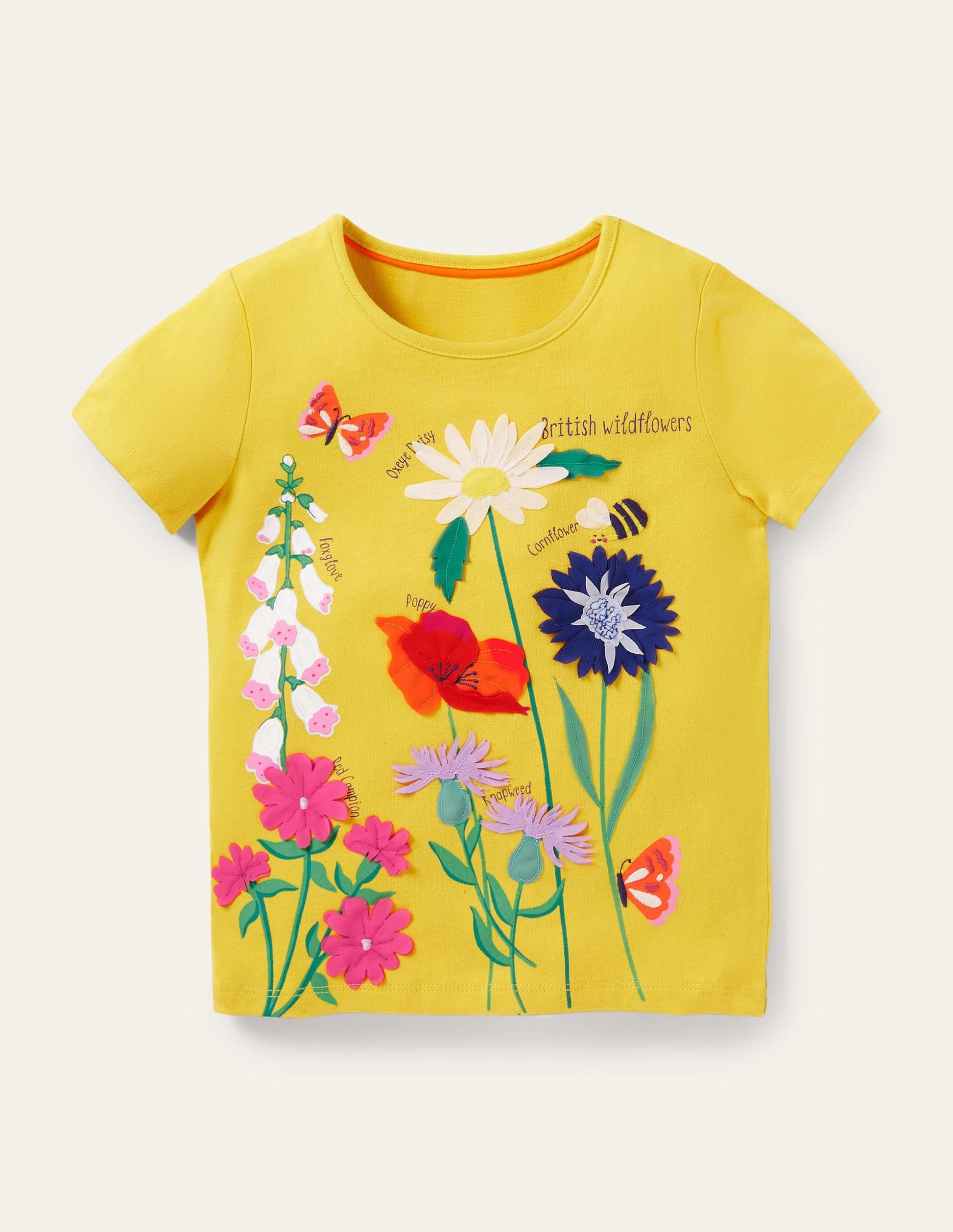 Flutter Fun Fact T-shirt-Daffodil Yellow Flowers-1