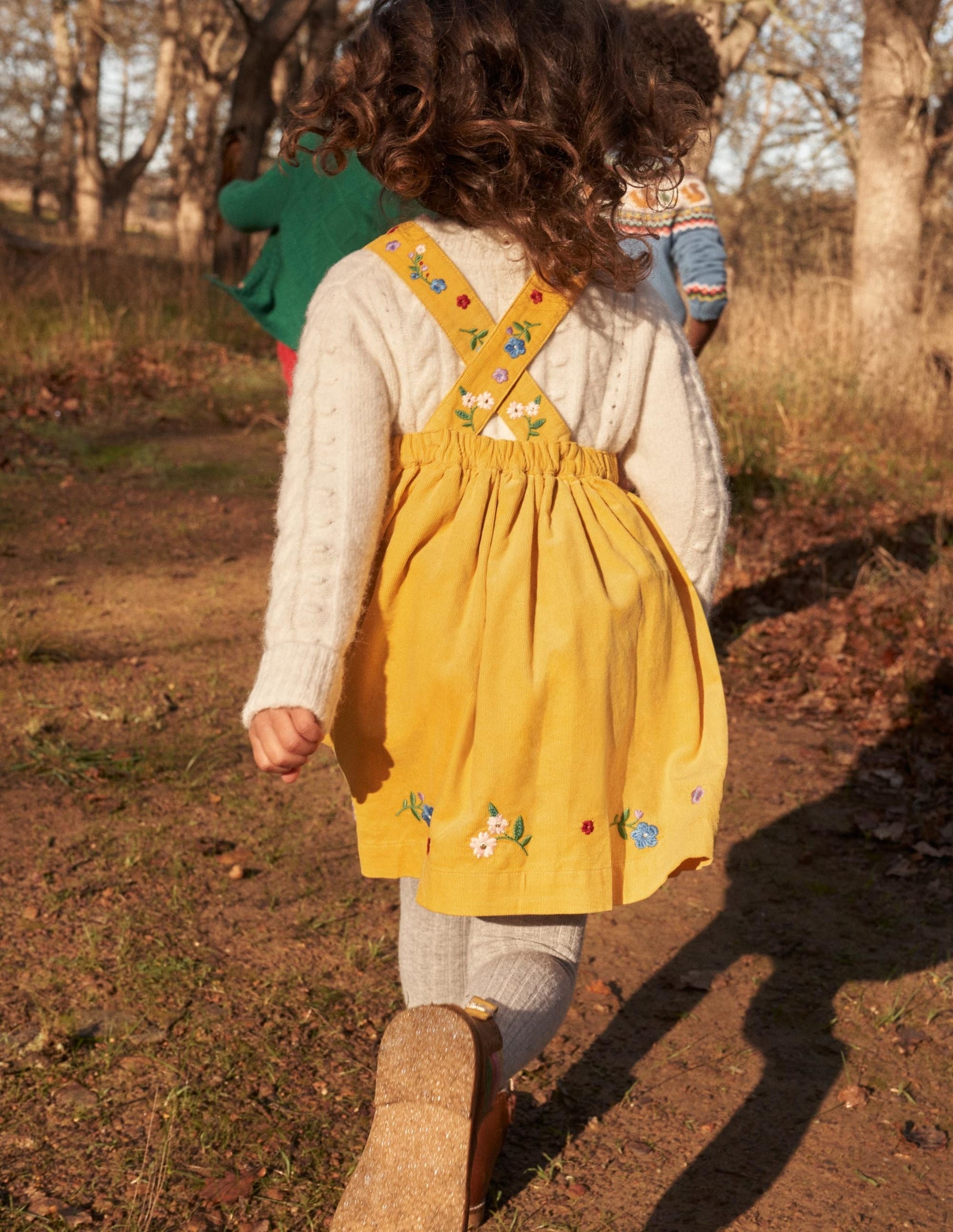 Wildcard Pinafore Dress-Honeycomb Yellow-5
