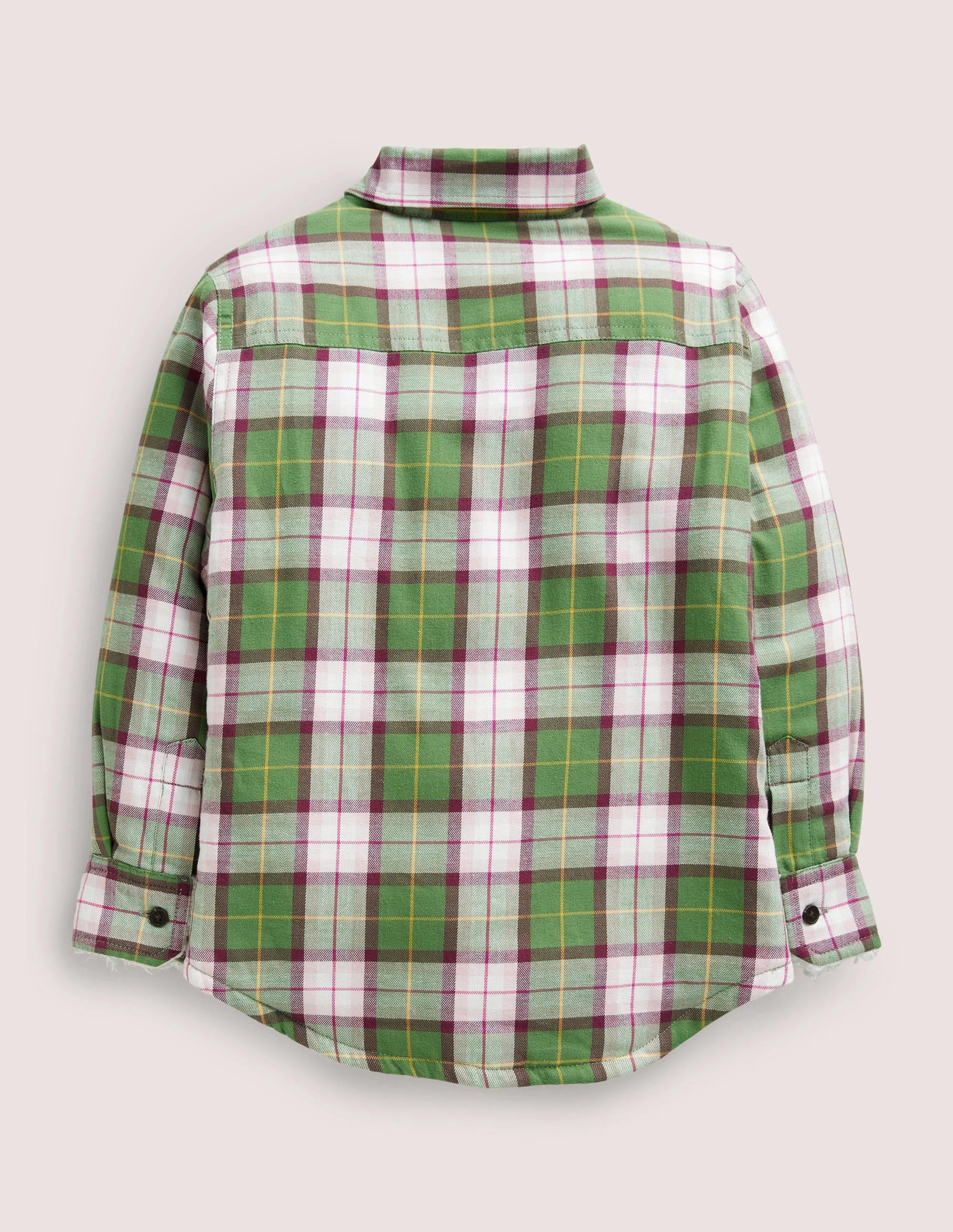 Woven Shacket-Pink Check - Image 2