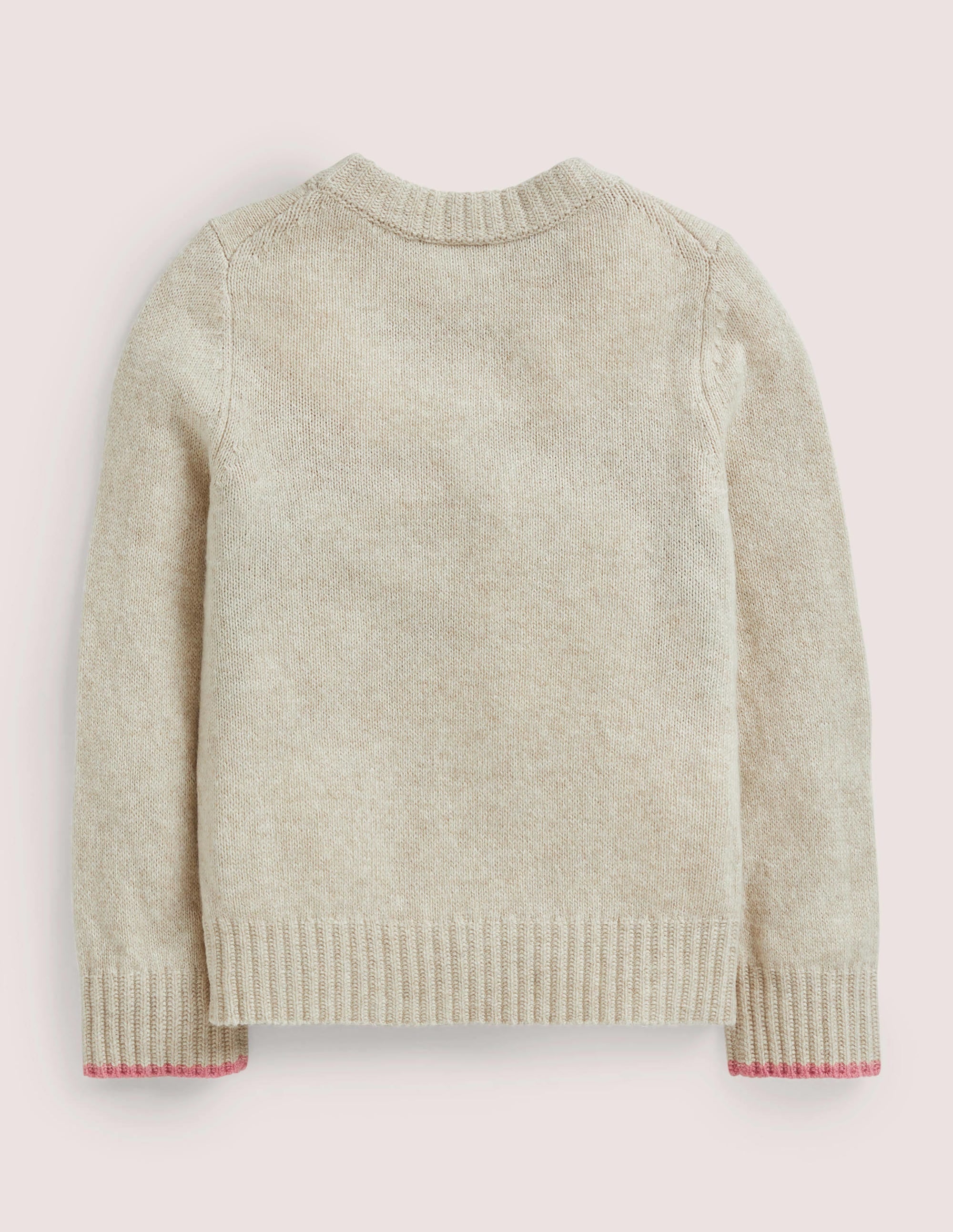 Farm House Jumper-Oatmeal Marl House Scene - Image 2