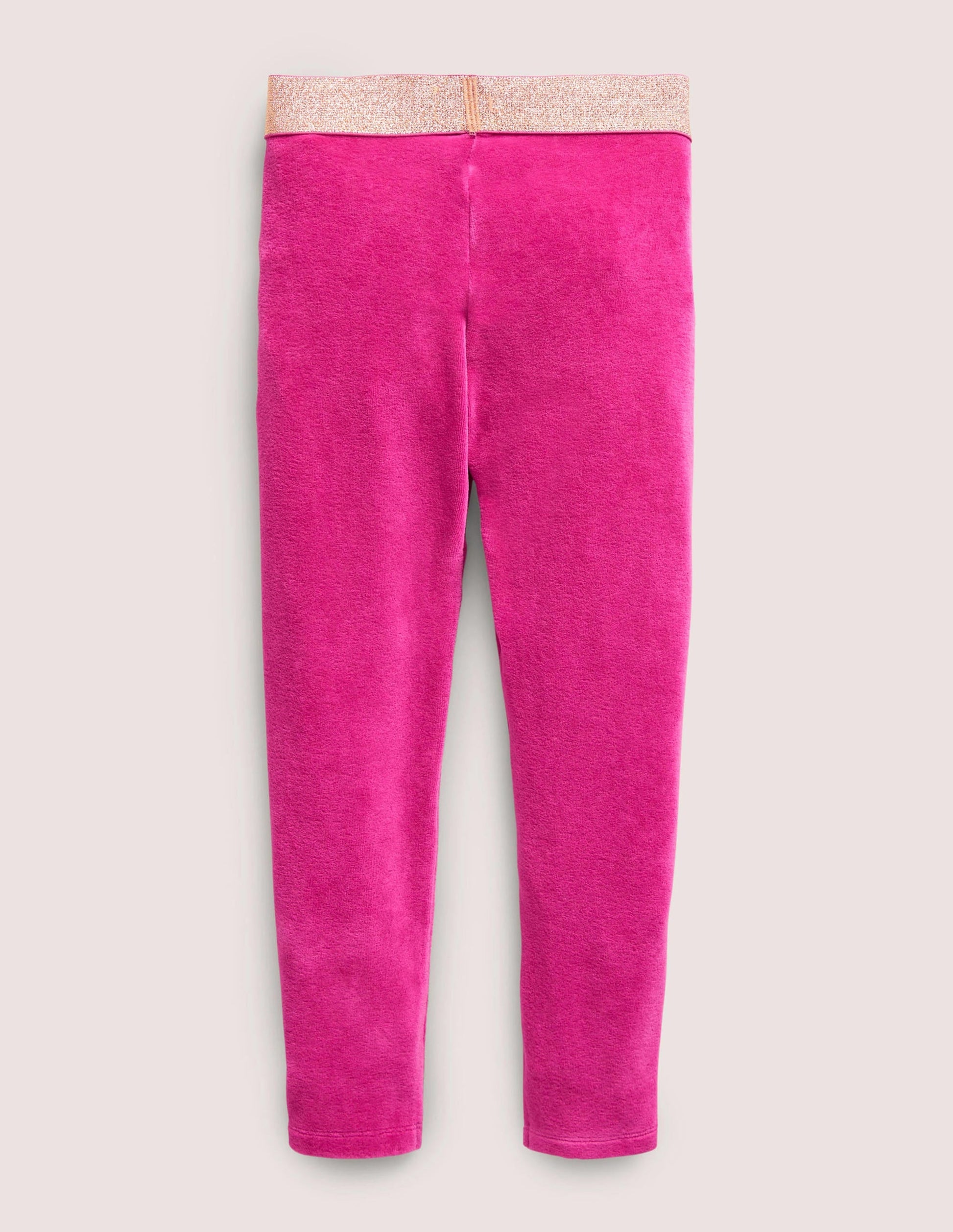 Sparkle Waist Velvet Leggings-Pink Yarrow-2
