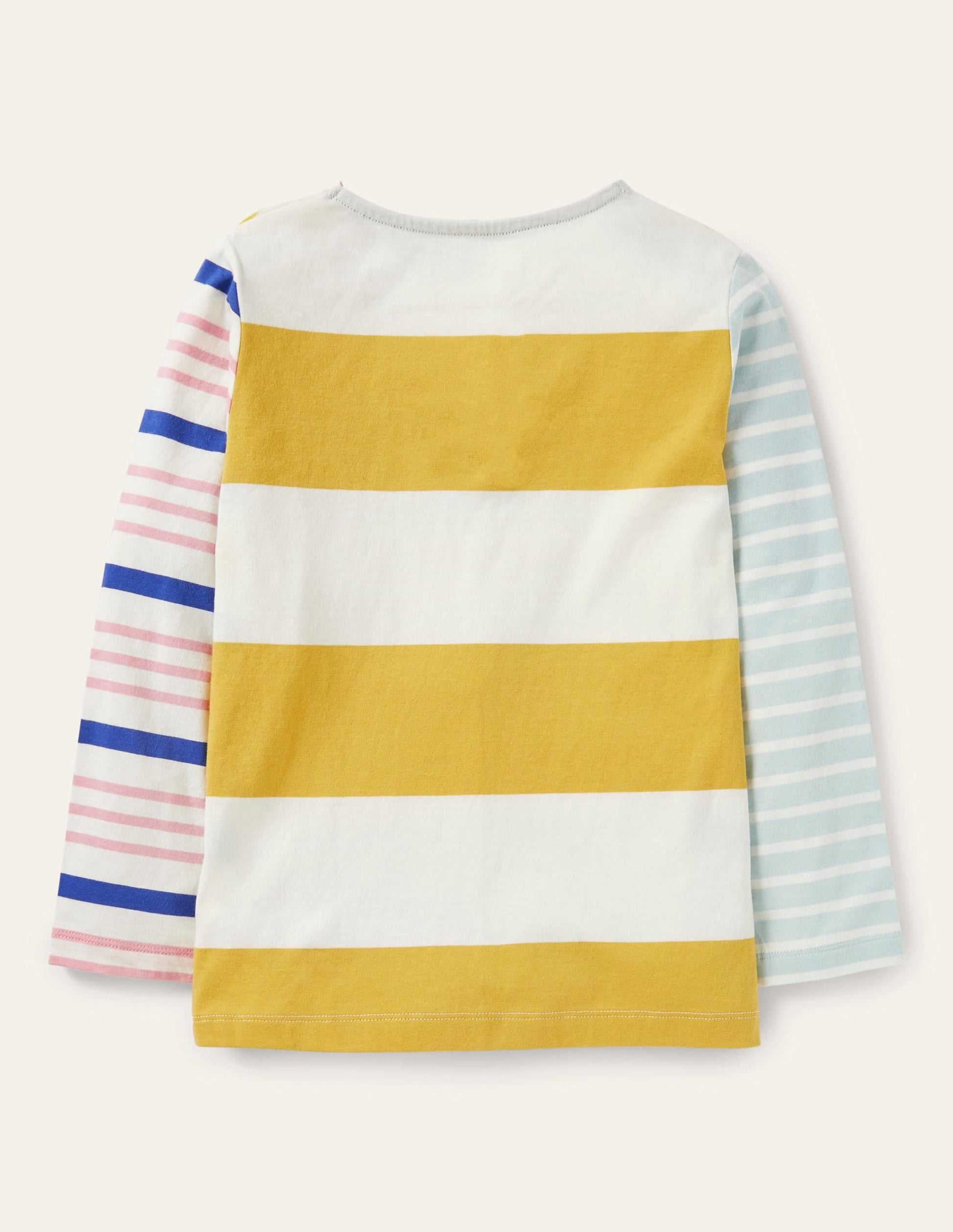 Repurposed Breton T-shirt-Rainbow Multi-2