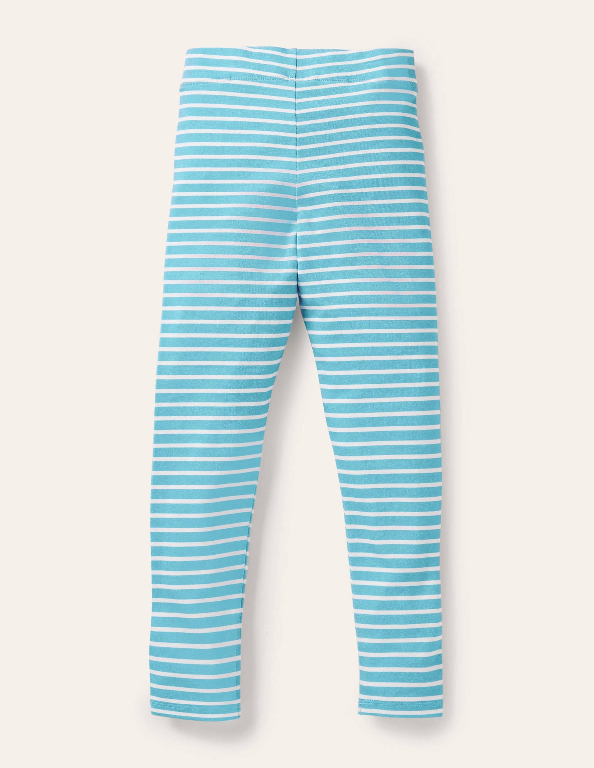 Fun Appliqué Leggings-Aqua/Ivory Mermaids-2