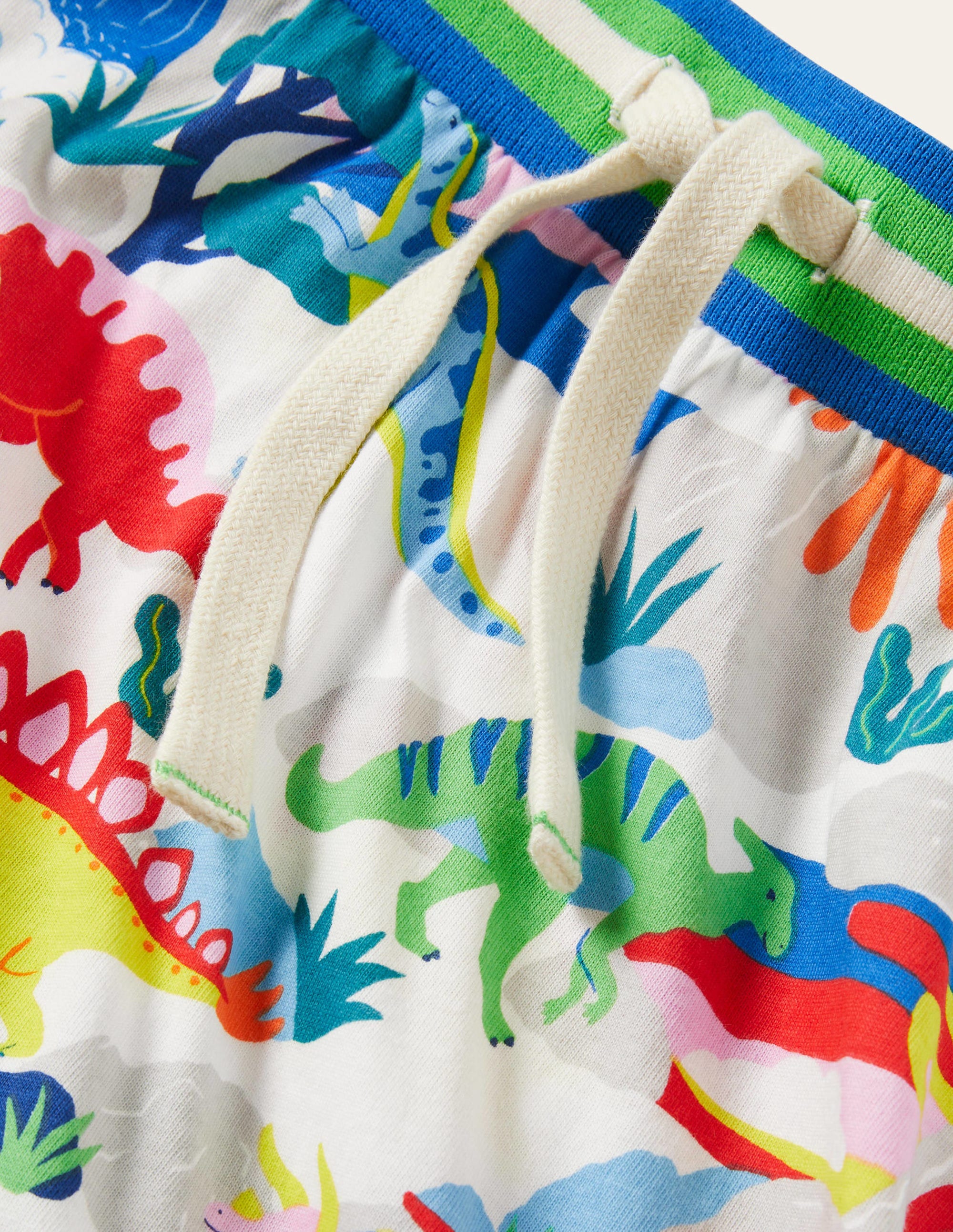Printed Jersey Skort-Ivory Dinosaur Sunset - Image 3