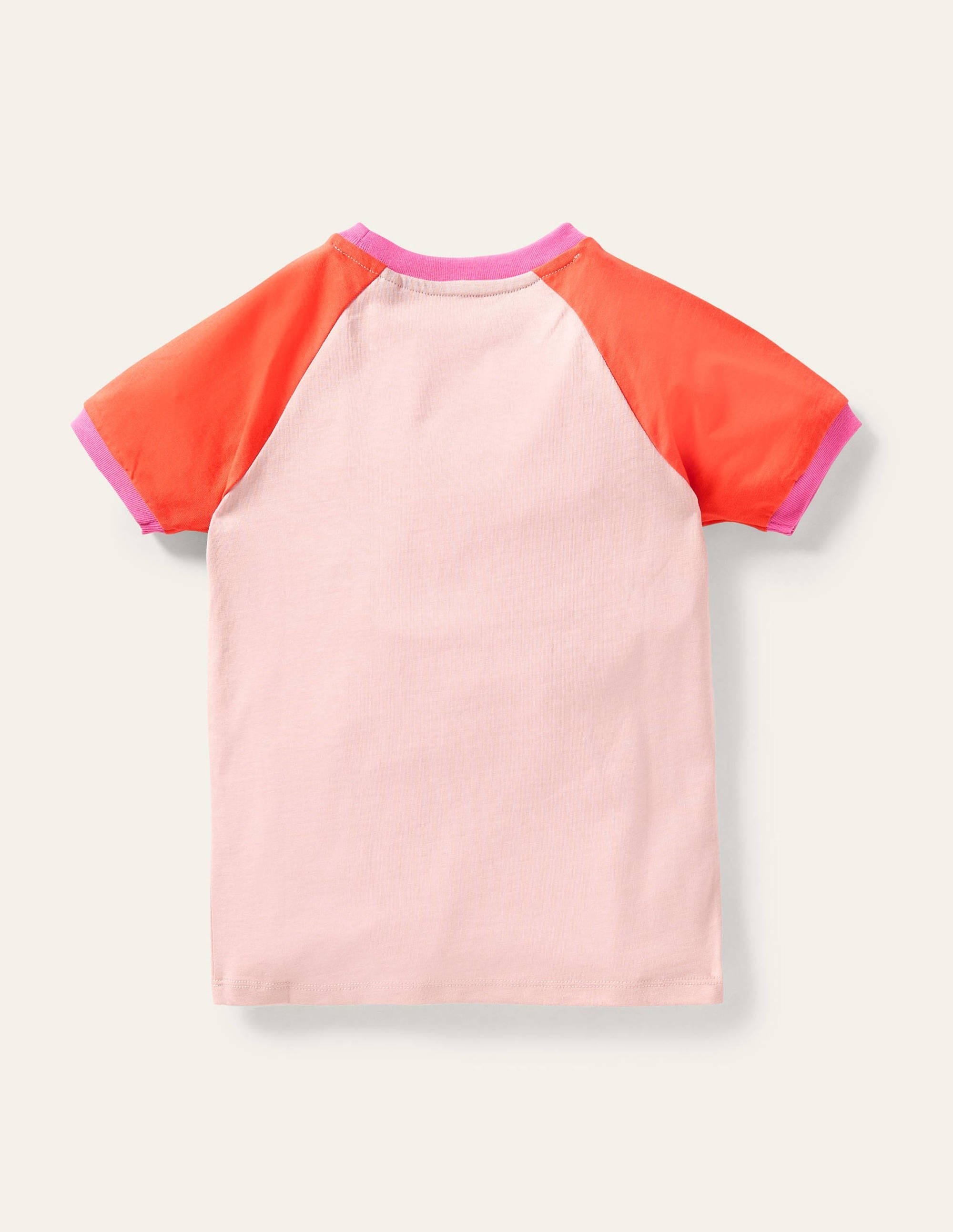Printed Graphic Raglan T-shirt-Boto Pink Koala - Image 2