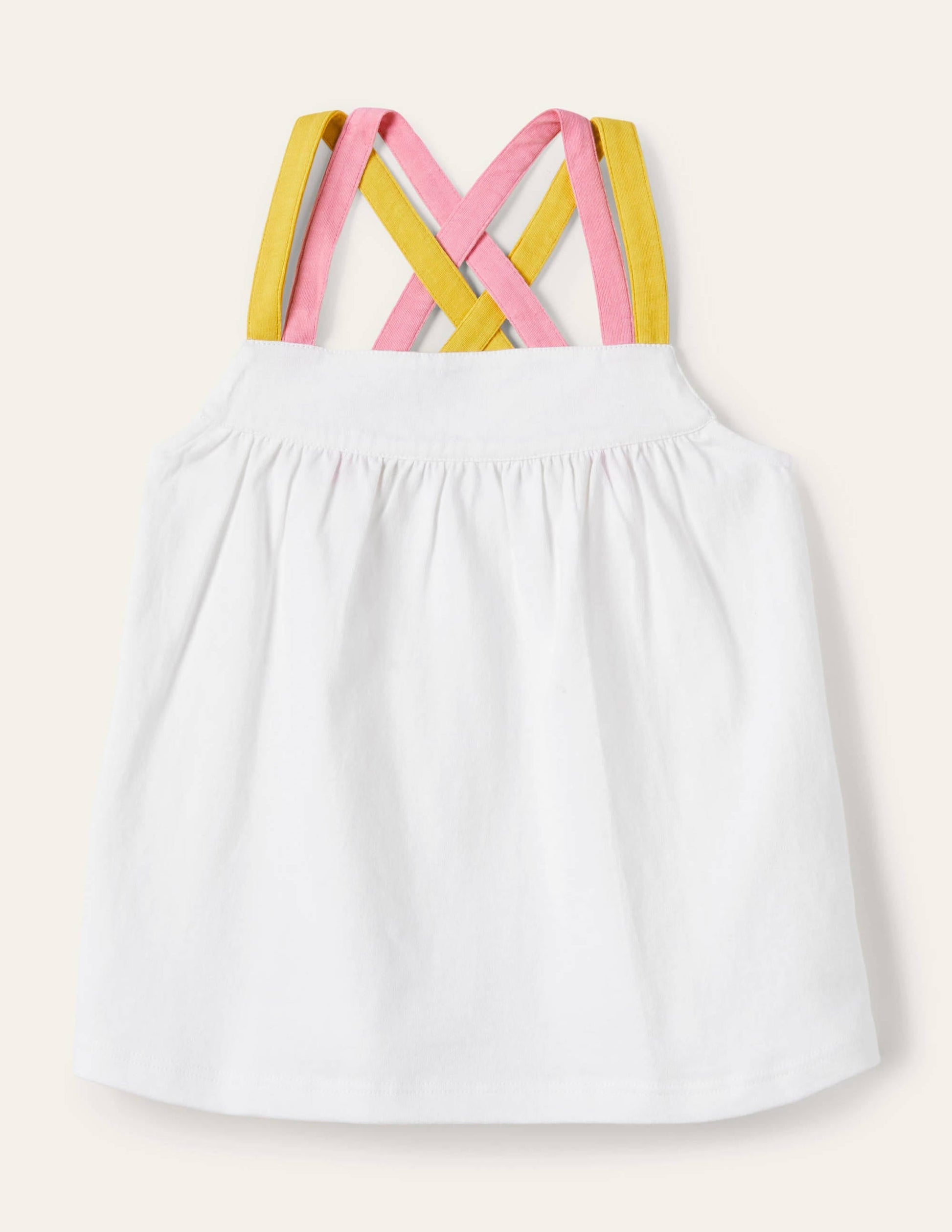 Multi Strap Vest-White-1