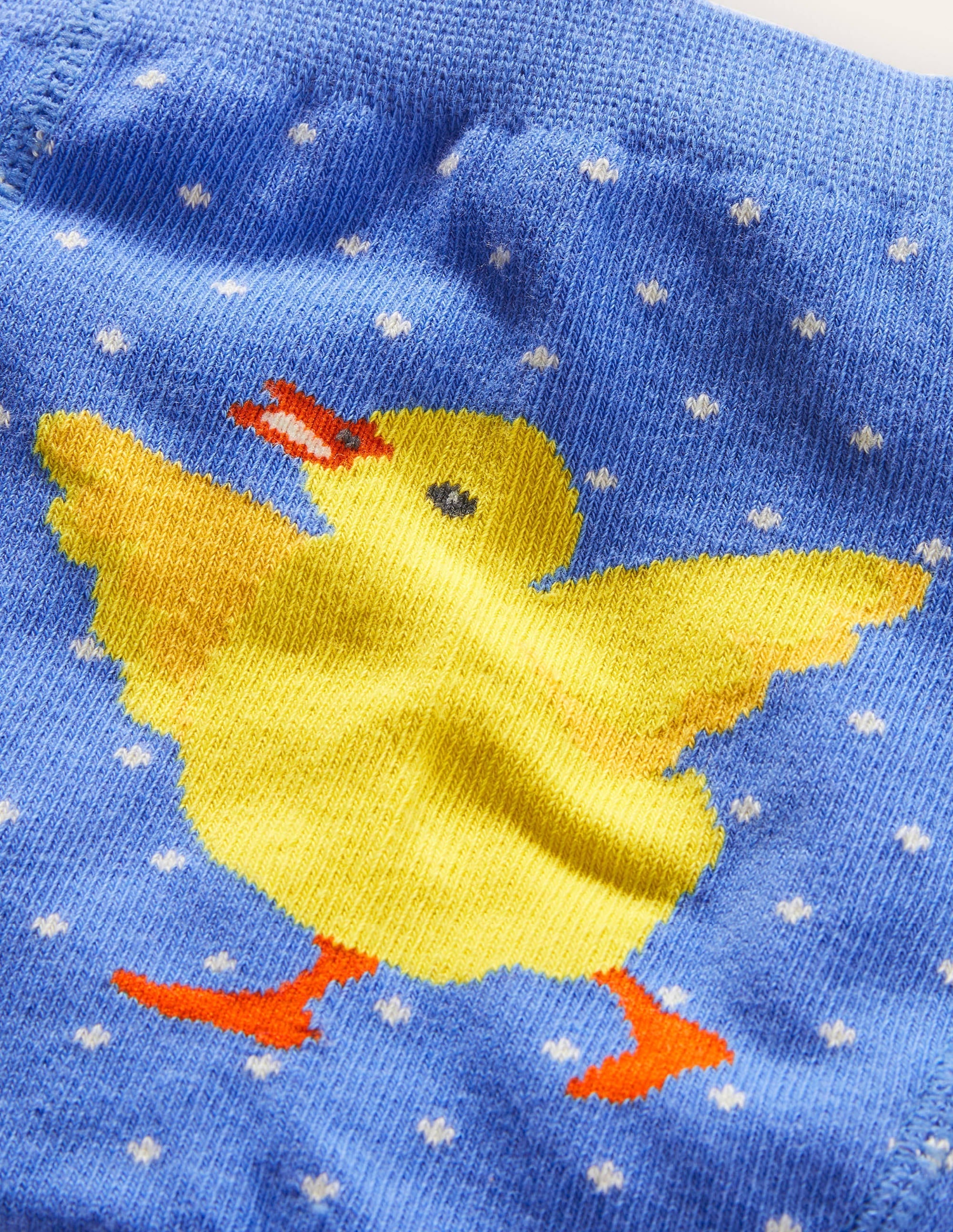 Knitted Leggings-Bright Bluebell Chick - Image 2