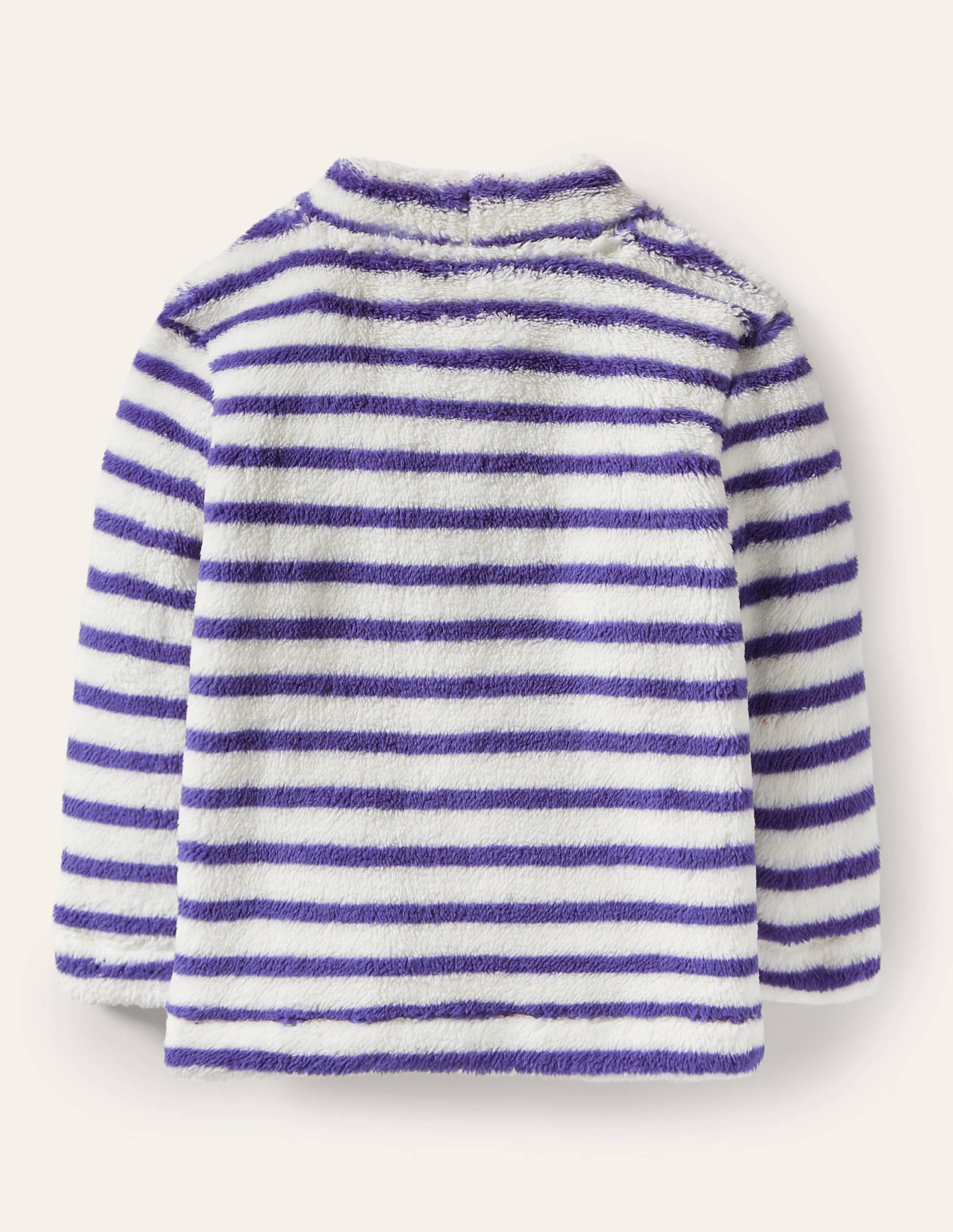 Cosy Funnel Neck Top-Starboard Blue/ Ivory - Image 2