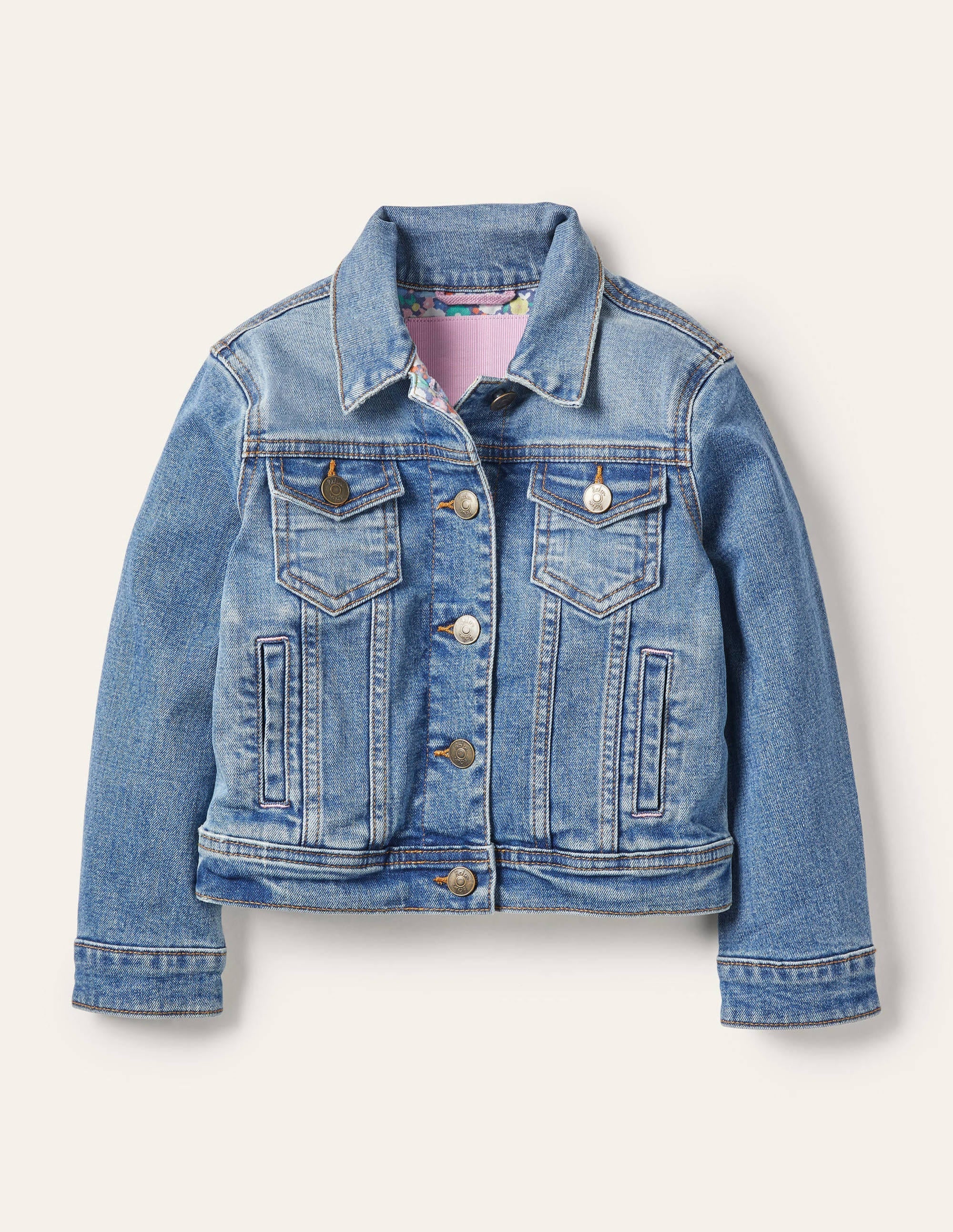 Denim Jacket-Mid Vintage Denim - Image 1