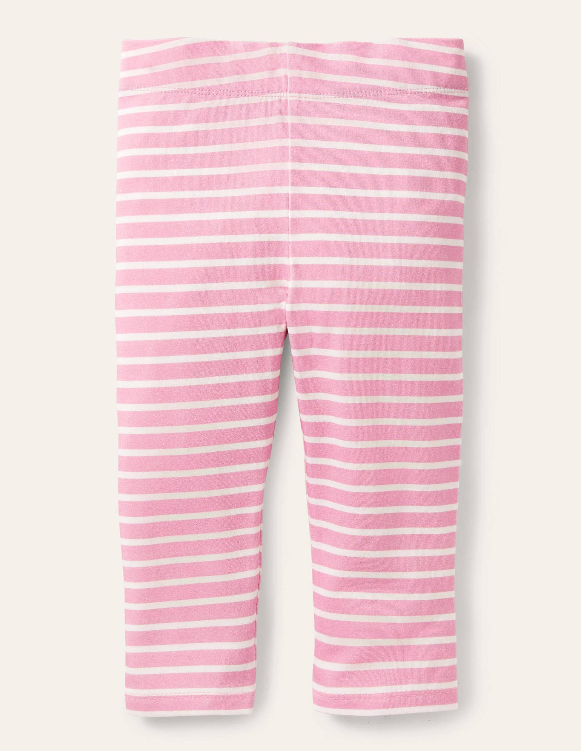 Fun Cropped Leggings-Pink Lemonade/Ivory-1