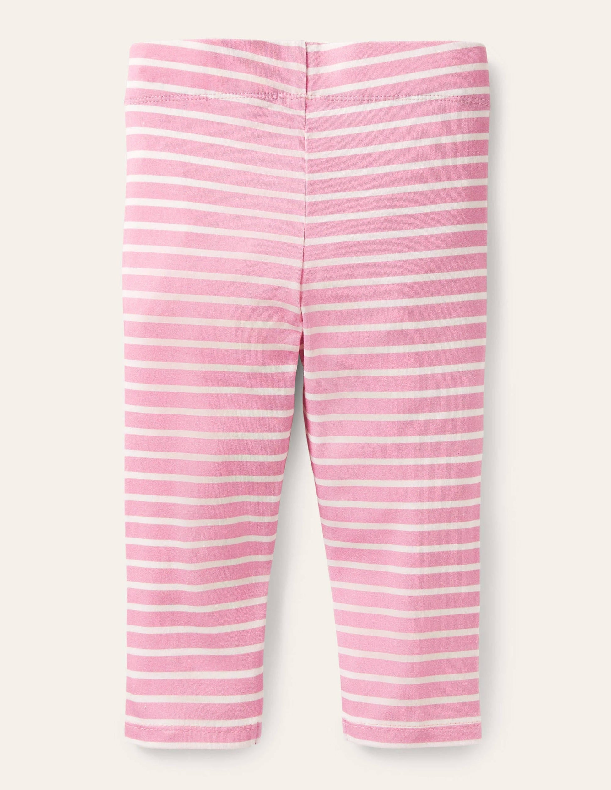 Fun Cropped Leggings-Pink Lemonade/Ivory-2