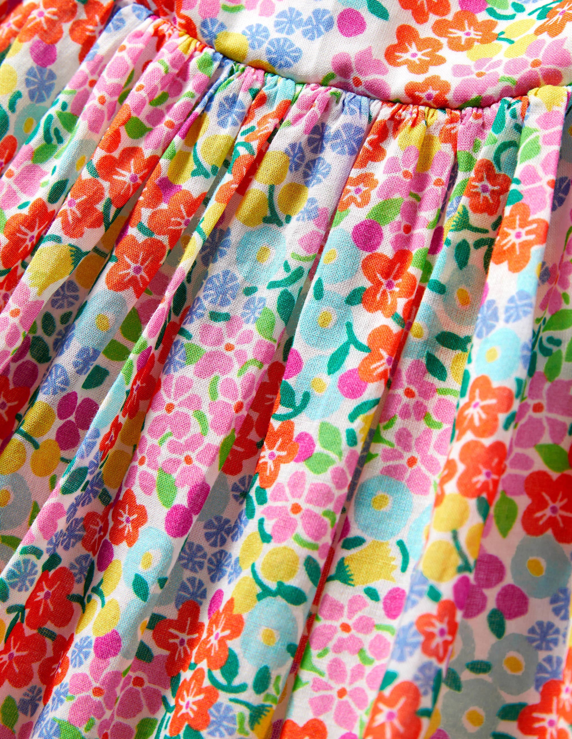 Cross-back Dress-Multi Tropical Floral - Image 3